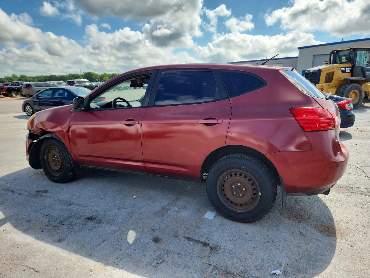 2009 Nissan Rogue S Maroon vin: JN8AS58T79W052119