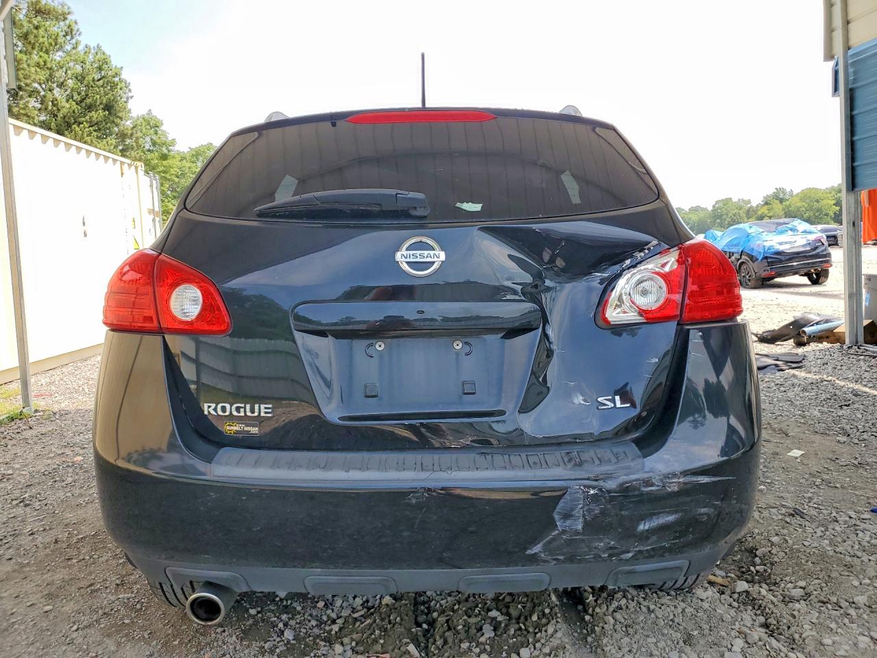 2009 Nissan Rogue S Black vin: JN8AS58T79W058311