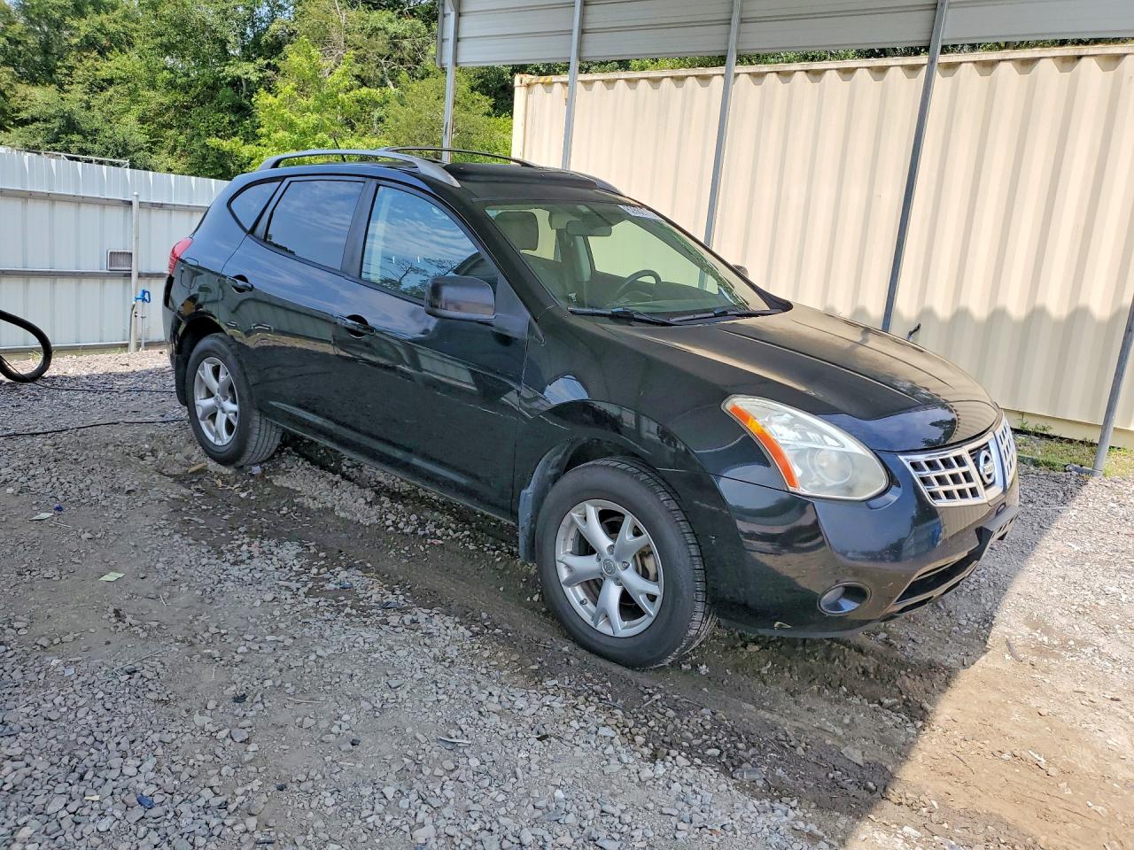 2009 Nissan Rogue S Black vin: JN8AS58T79W058311