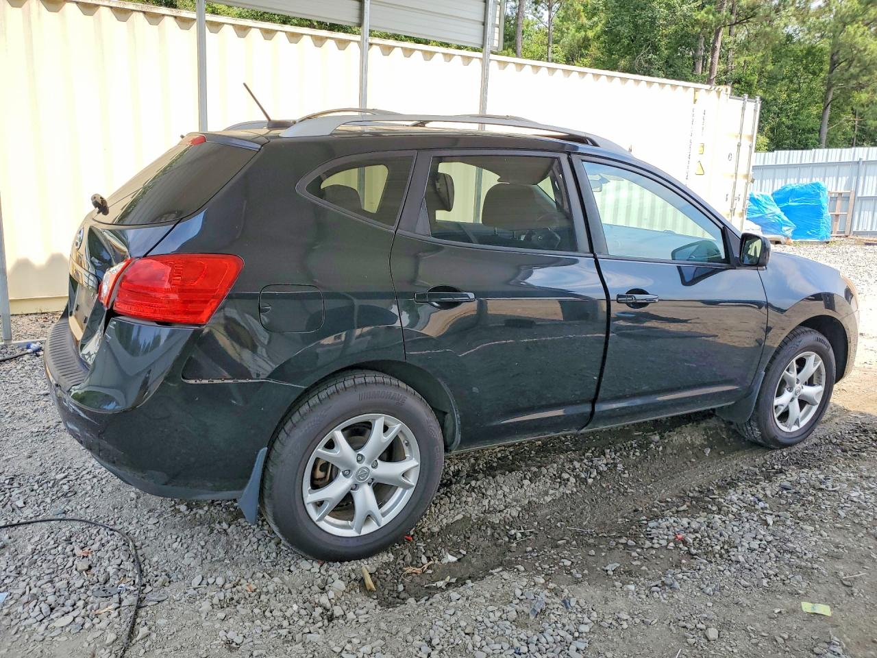 2009 Nissan Rogue S Black vin: JN8AS58T79W058311
