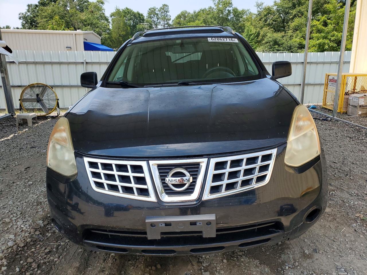 2009 Nissan Rogue S Black vin: JN8AS58T79W058311