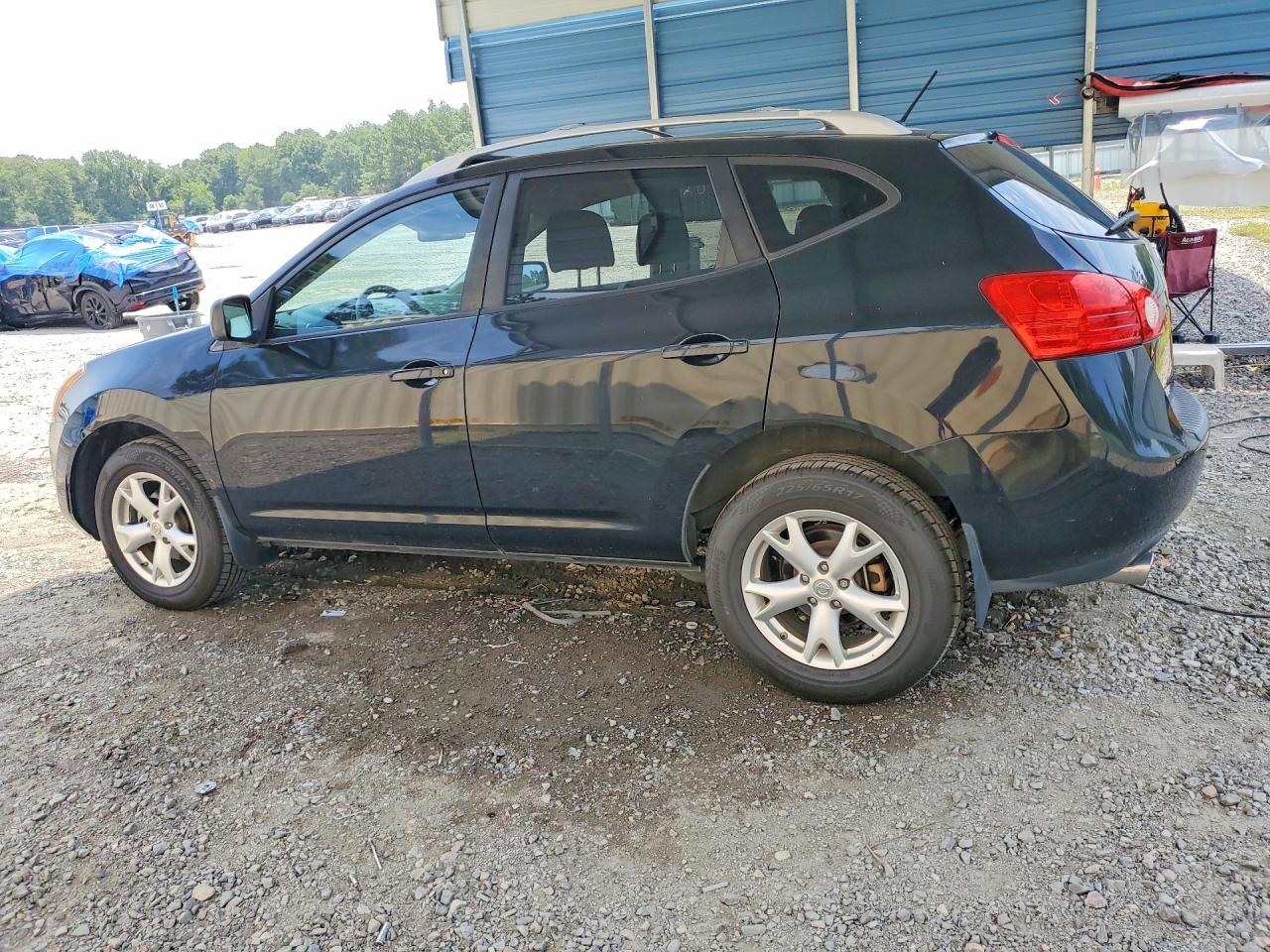 2009 Nissan Rogue S Black vin: JN8AS58T79W058311