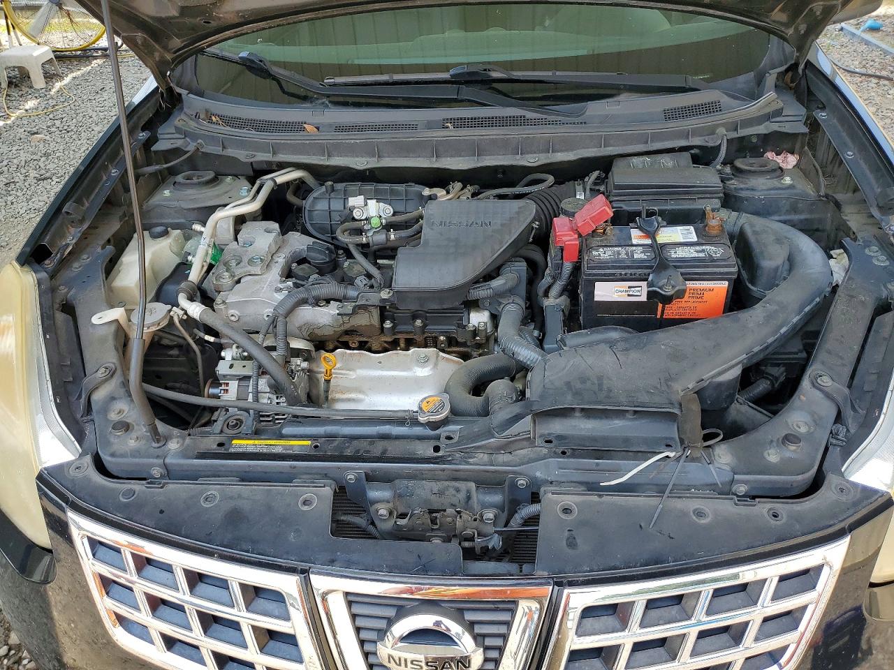 2009 Nissan Rogue S Black vin: JN8AS58T79W058311