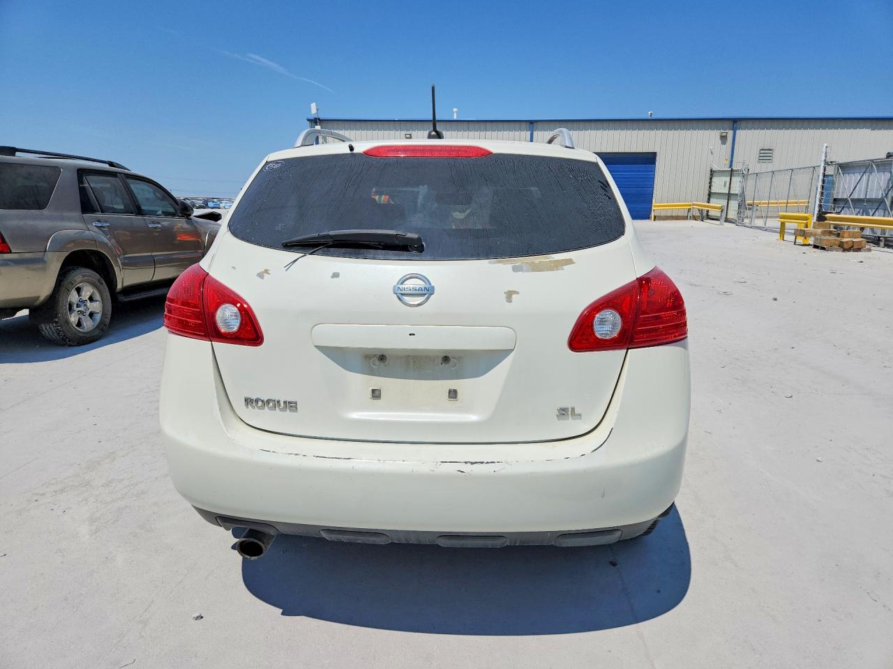 2009 Nissan Rogue S Белый vin: JN8AS58T79W326791