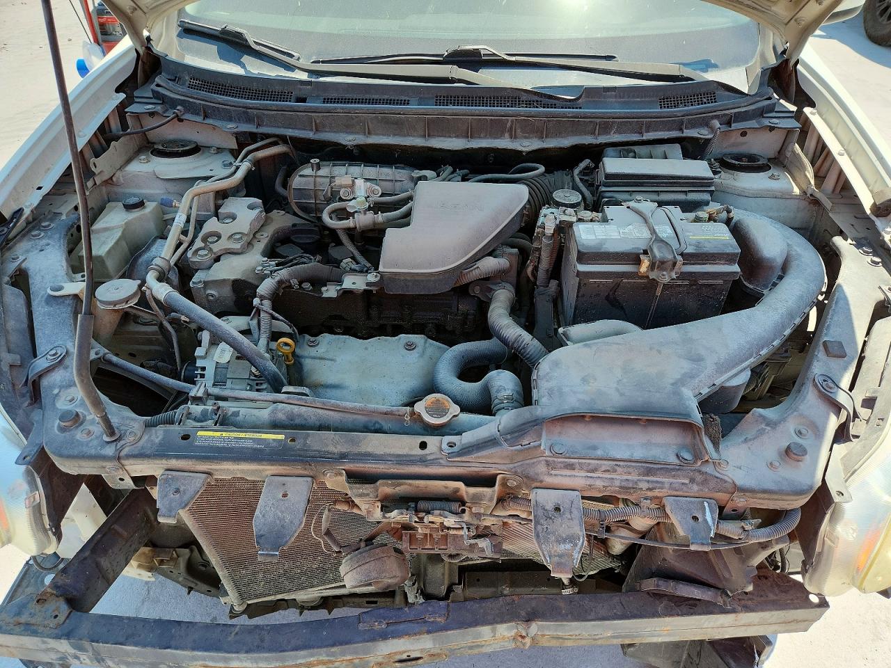 2009 Nissan Rogue S Белый vin: JN8AS58T79W326791
