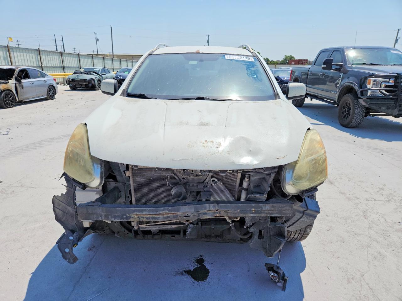 2009 Nissan Rogue S Белый vin: JN8AS58T79W326791