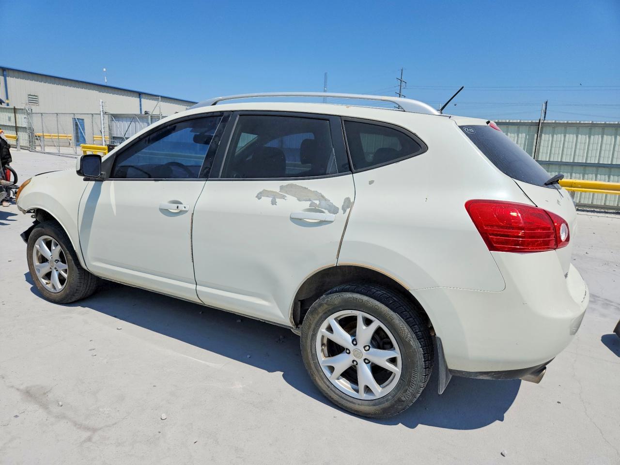 2009 Nissan Rogue S Белый vin: JN8AS58T79W326791