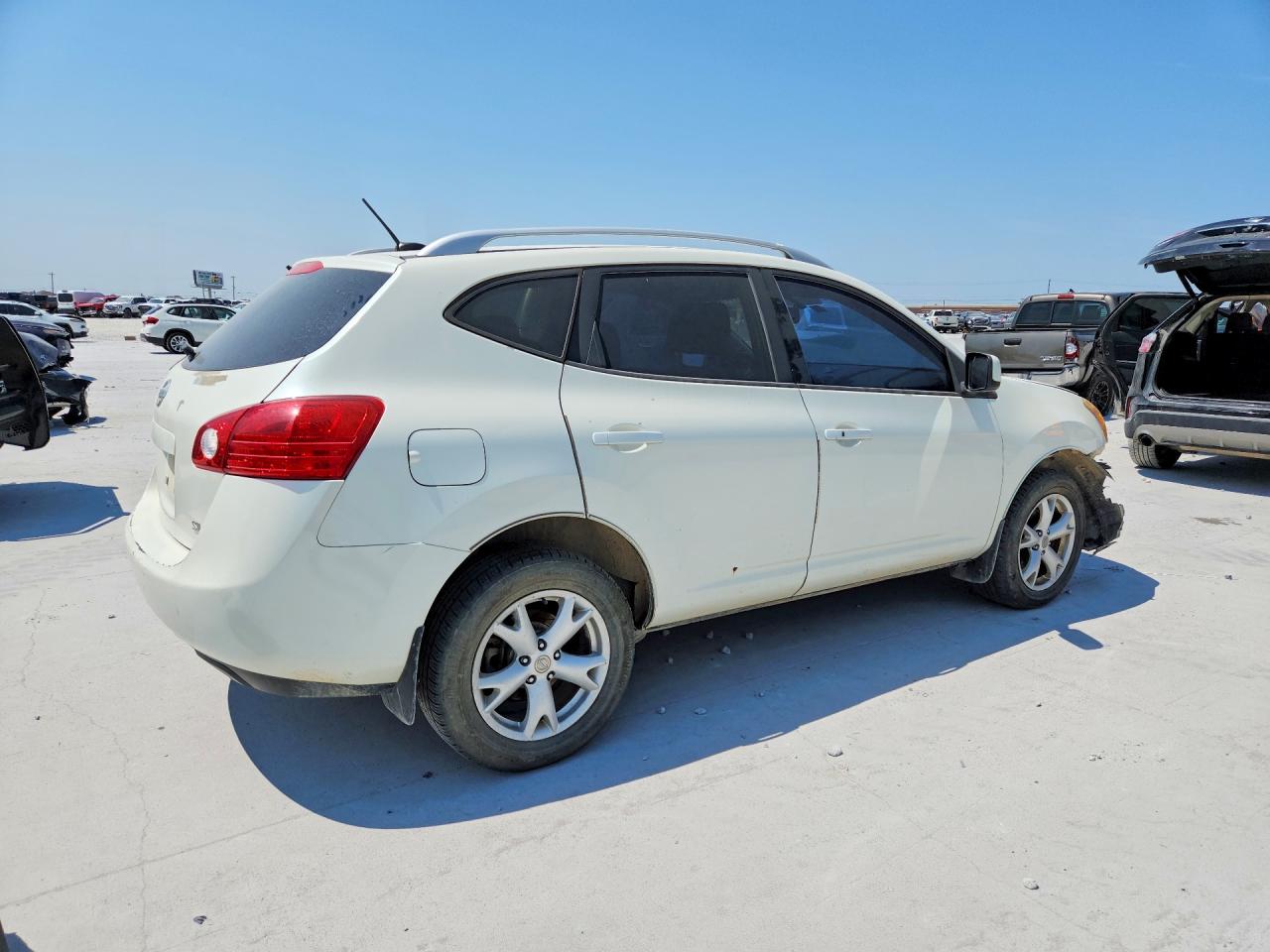 2009 Nissan Rogue S Белый vin: JN8AS58T79W326791