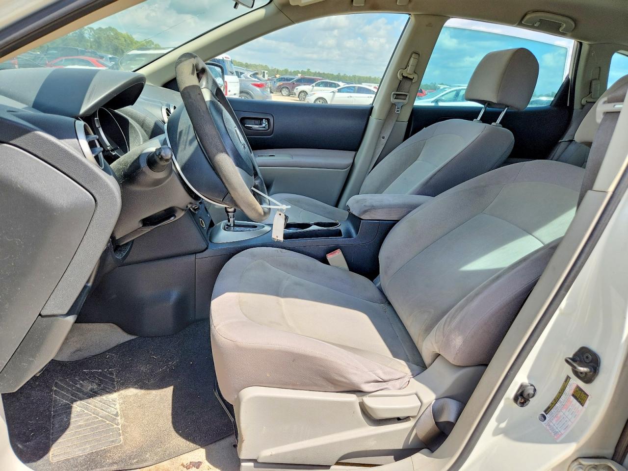 2009 Nissan Rogue S White vin: JN8AS58T79W328251
