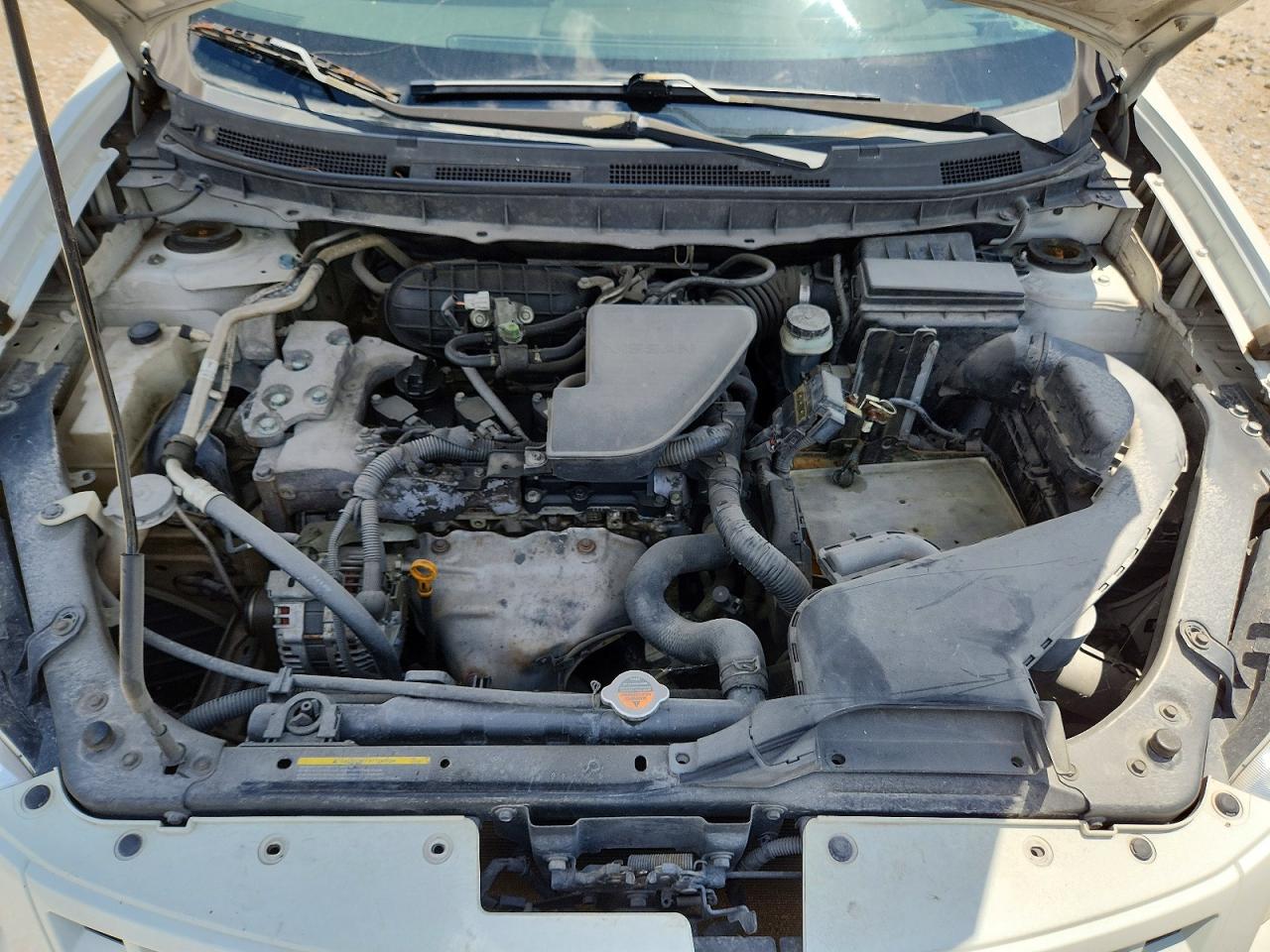 2009 Nissan Rogue S White vin: JN8AS58T79W328251