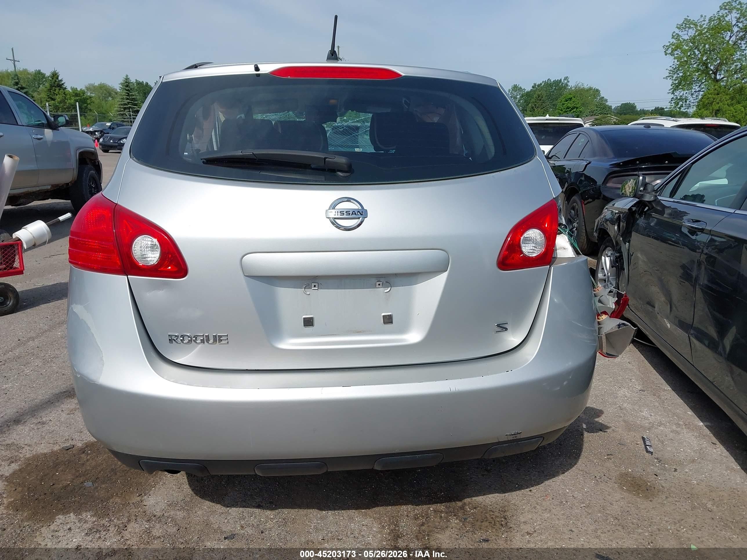 2008 Nissan Rogue S vin: JN8AS58T88W015336