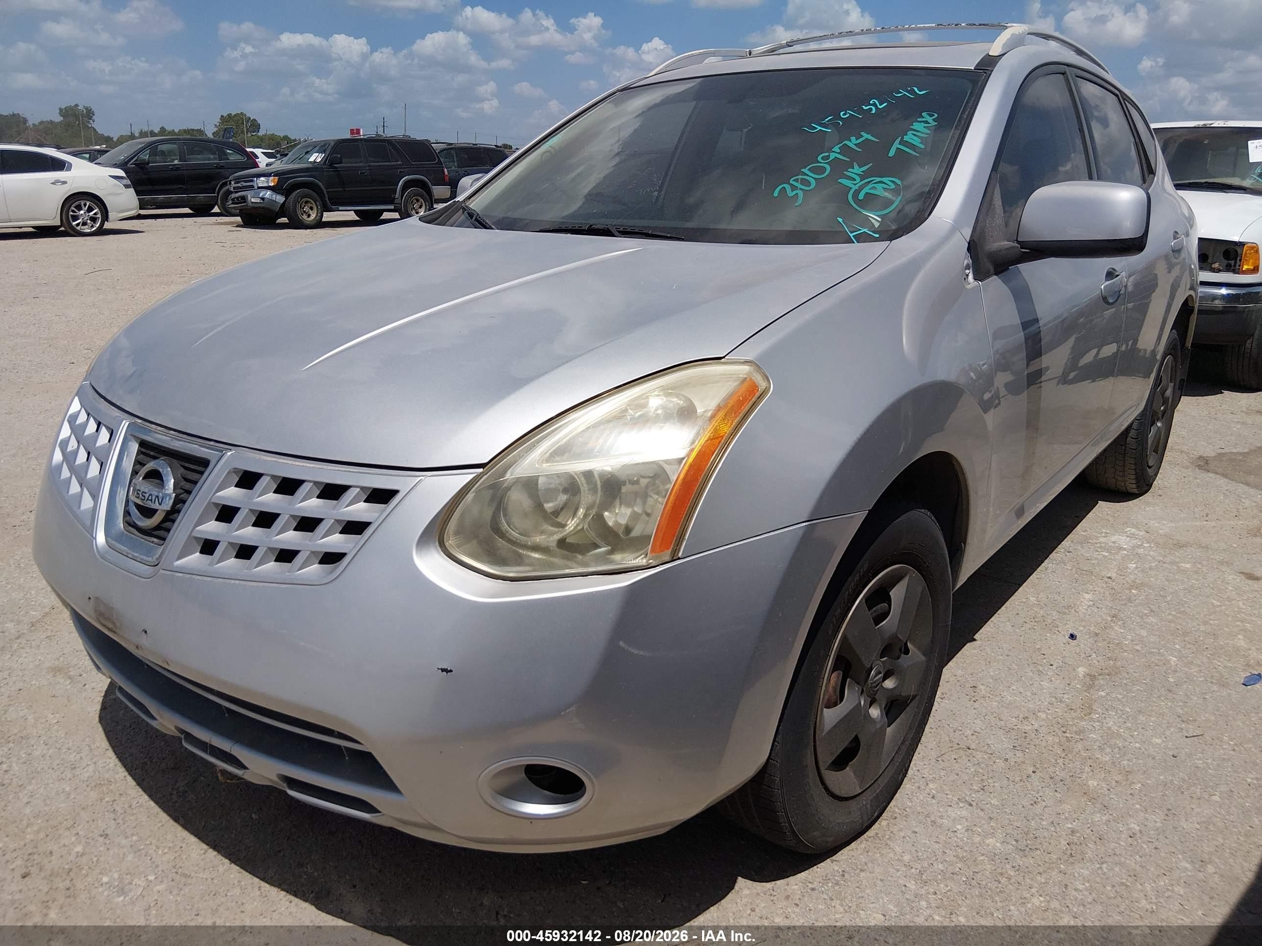 2008 Nissan Rogue Sl Silver vin: JN8AS58T88W300974