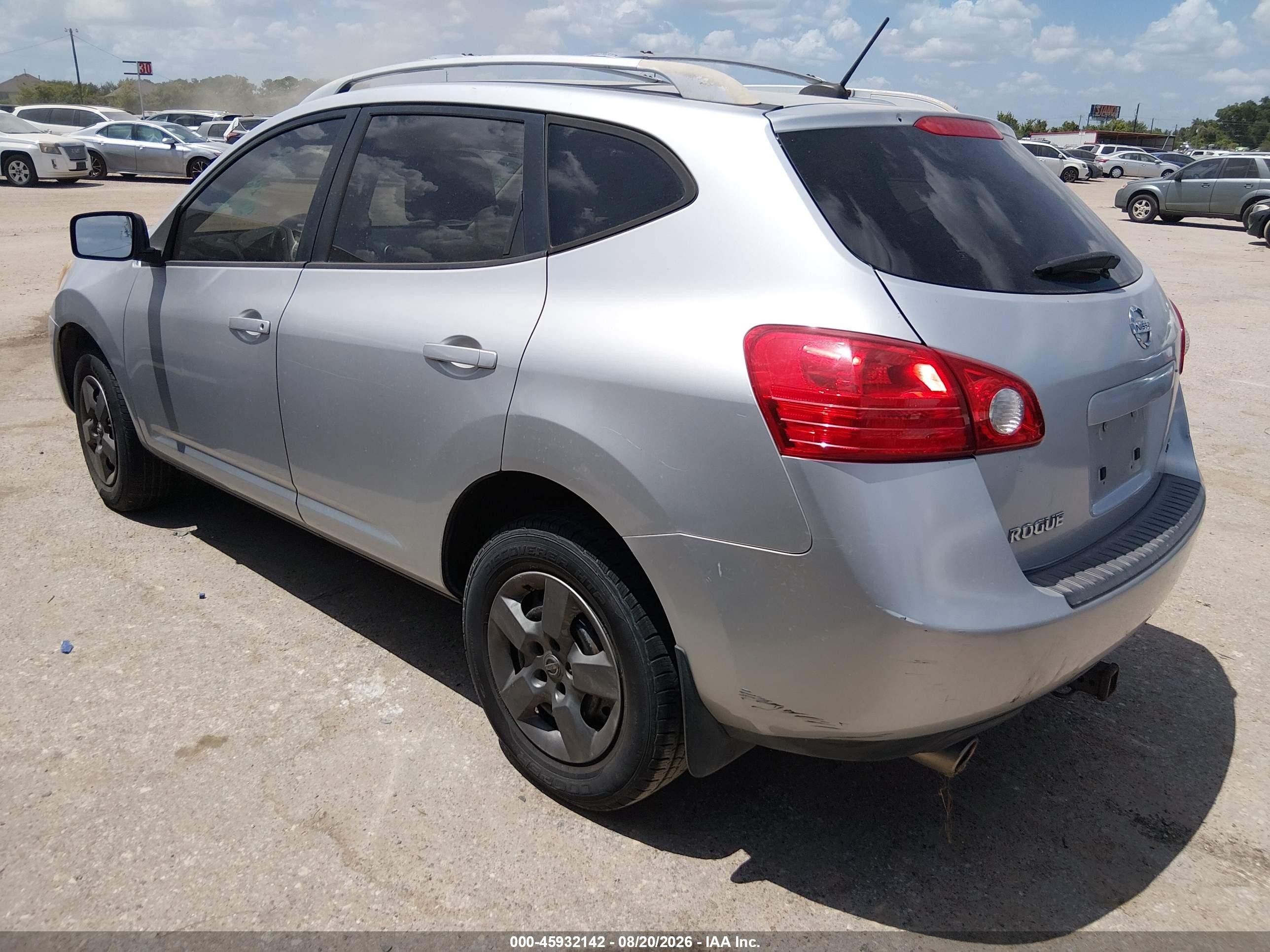 2008 Nissan Rogue Sl Silver vin: JN8AS58T88W300974