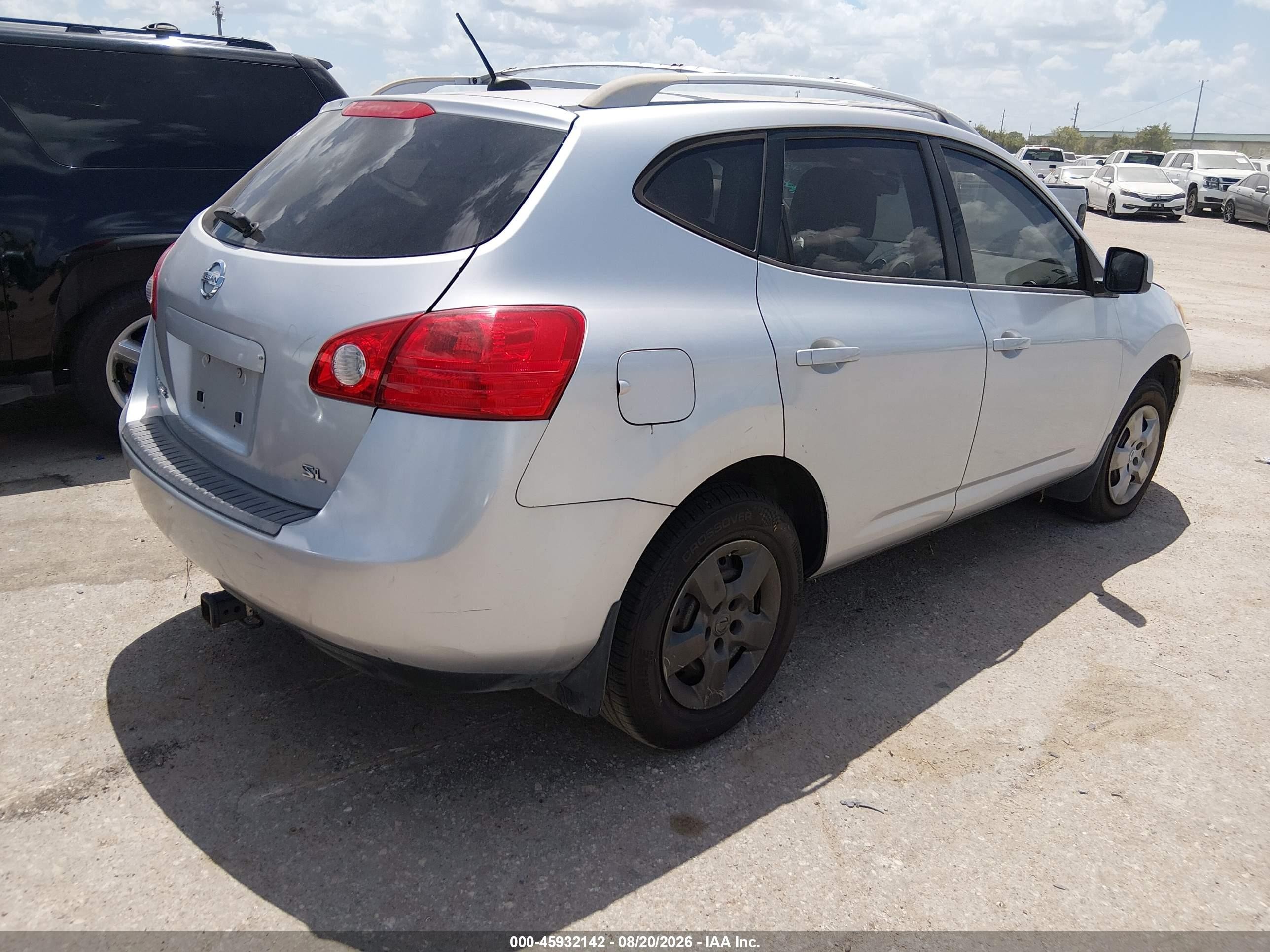 2008 Nissan Rogue Sl Silver vin: JN8AS58T88W300974