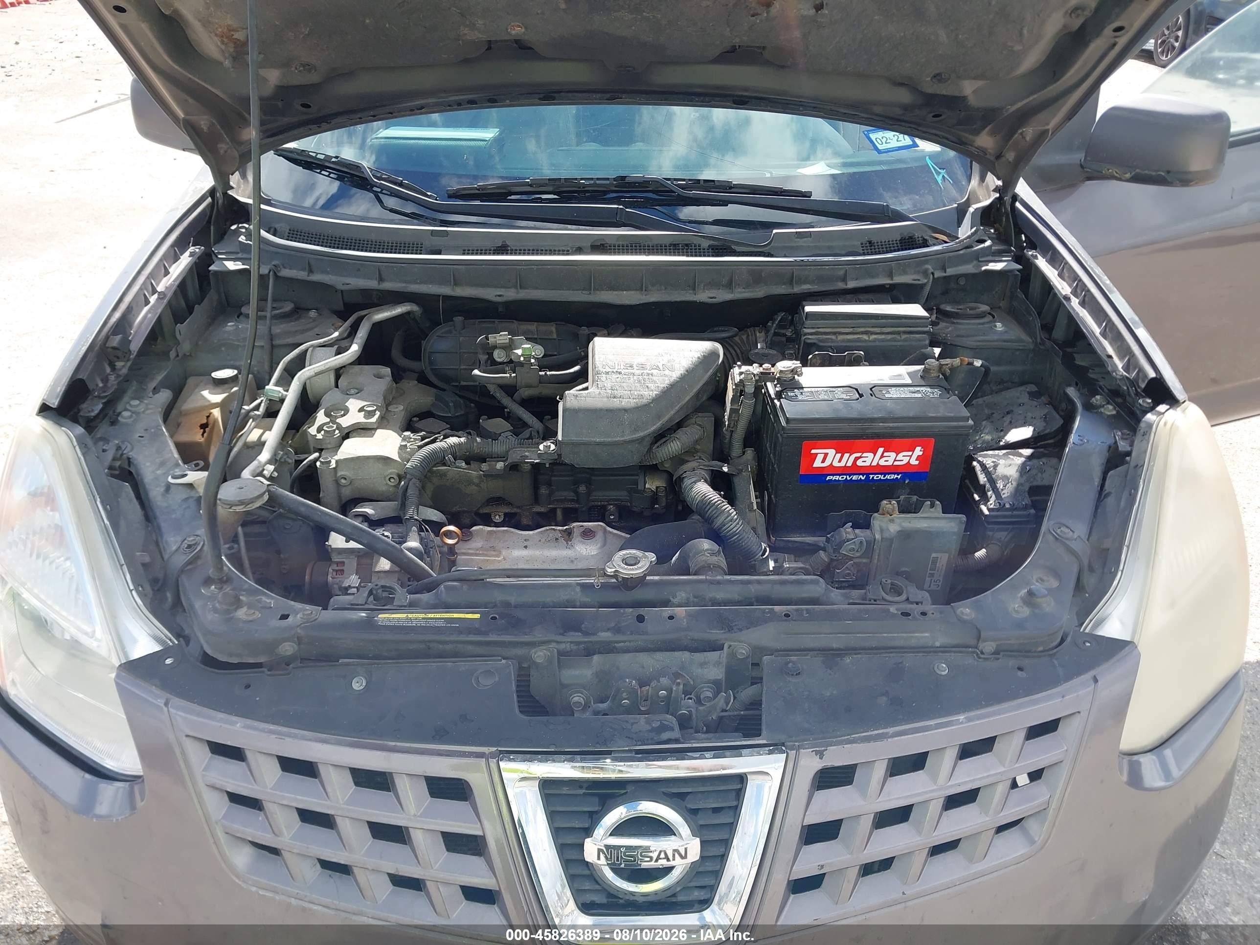 2008 Nissan Rogue Sl Gray vin: JN8AS58T88W303597