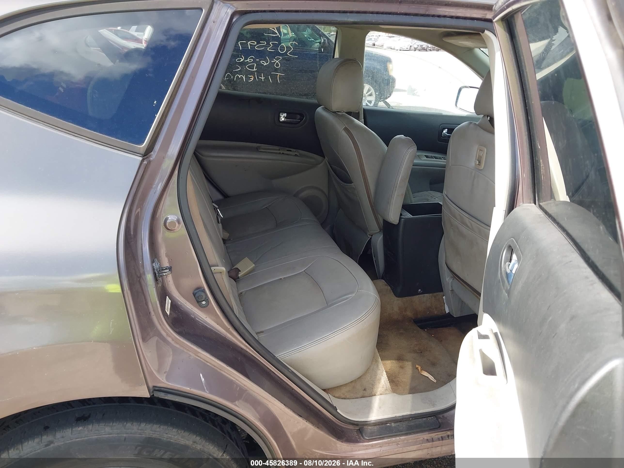 2008 Nissan Rogue Sl Gray vin: JN8AS58T88W303597