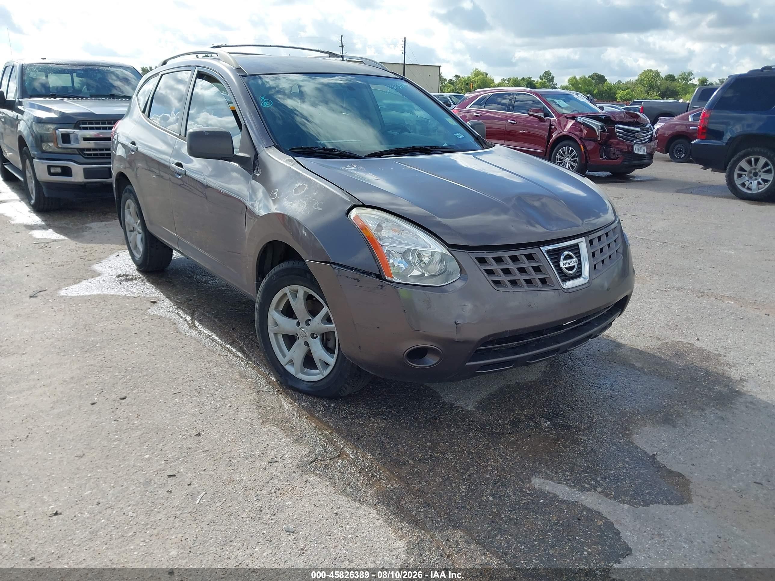 2008 Nissan Rogue Sl Gray vin: JN8AS58T88W303597