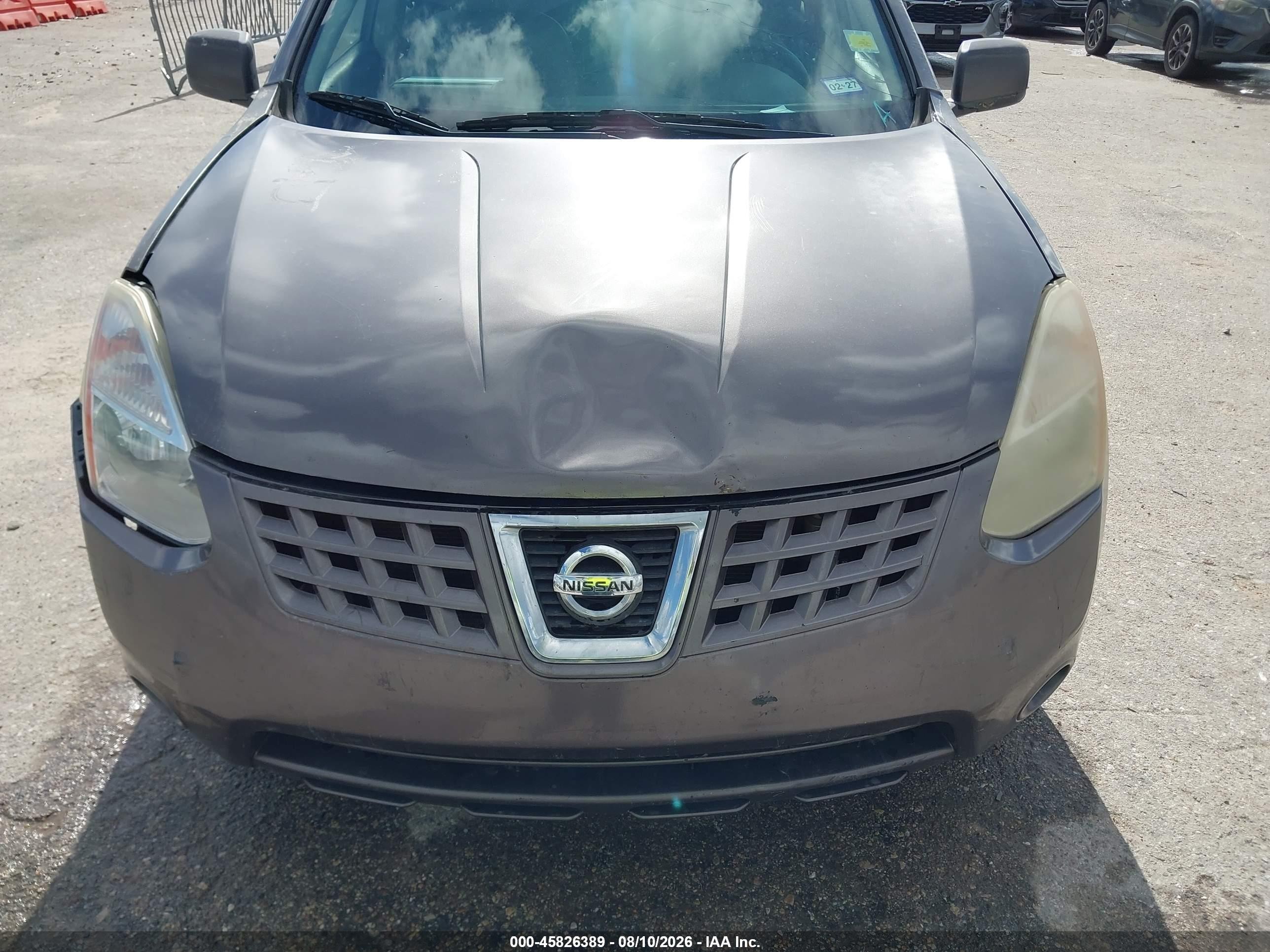 2008 Nissan Rogue Sl Gray vin: JN8AS58T88W303597
