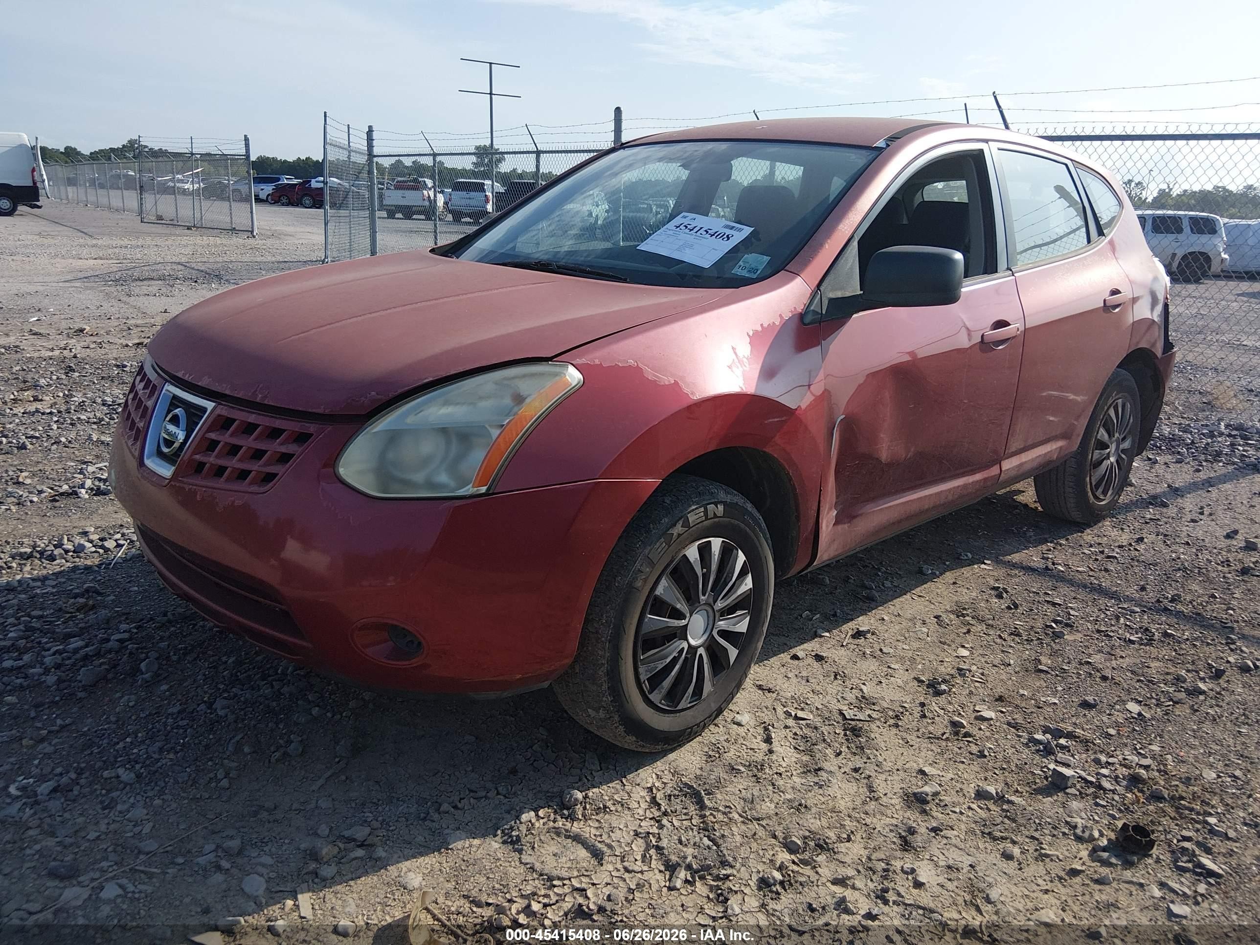 2009 Nissan Rogue S Maroon vin: JN8AS58T89W044319