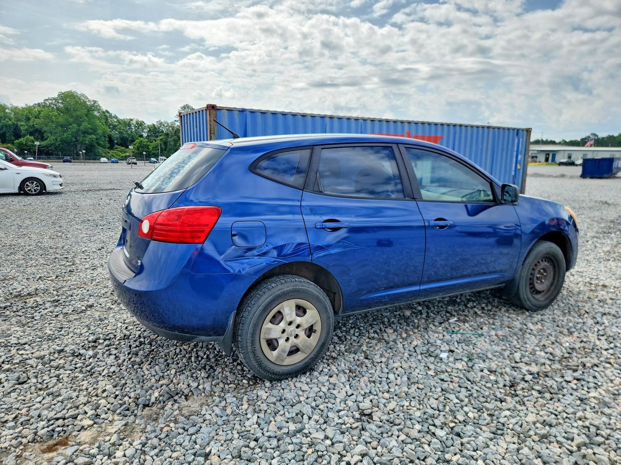 2009 Nissan Rogue S Blue vin: JN8AS58T89W053103