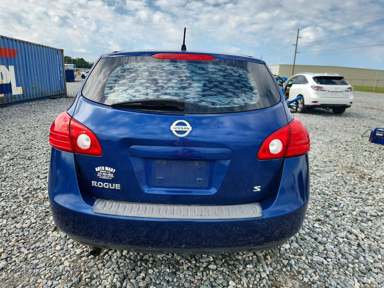 2009 Nissan Rogue S Blue vin: JN8AS58T89W053103