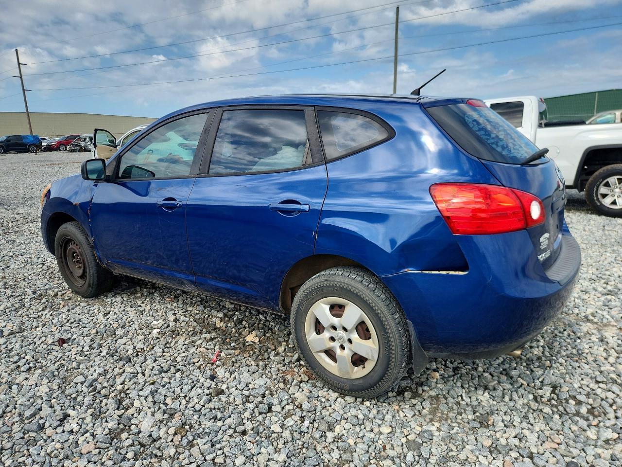2009 Nissan Rogue S Blue vin: JN8AS58T89W053103