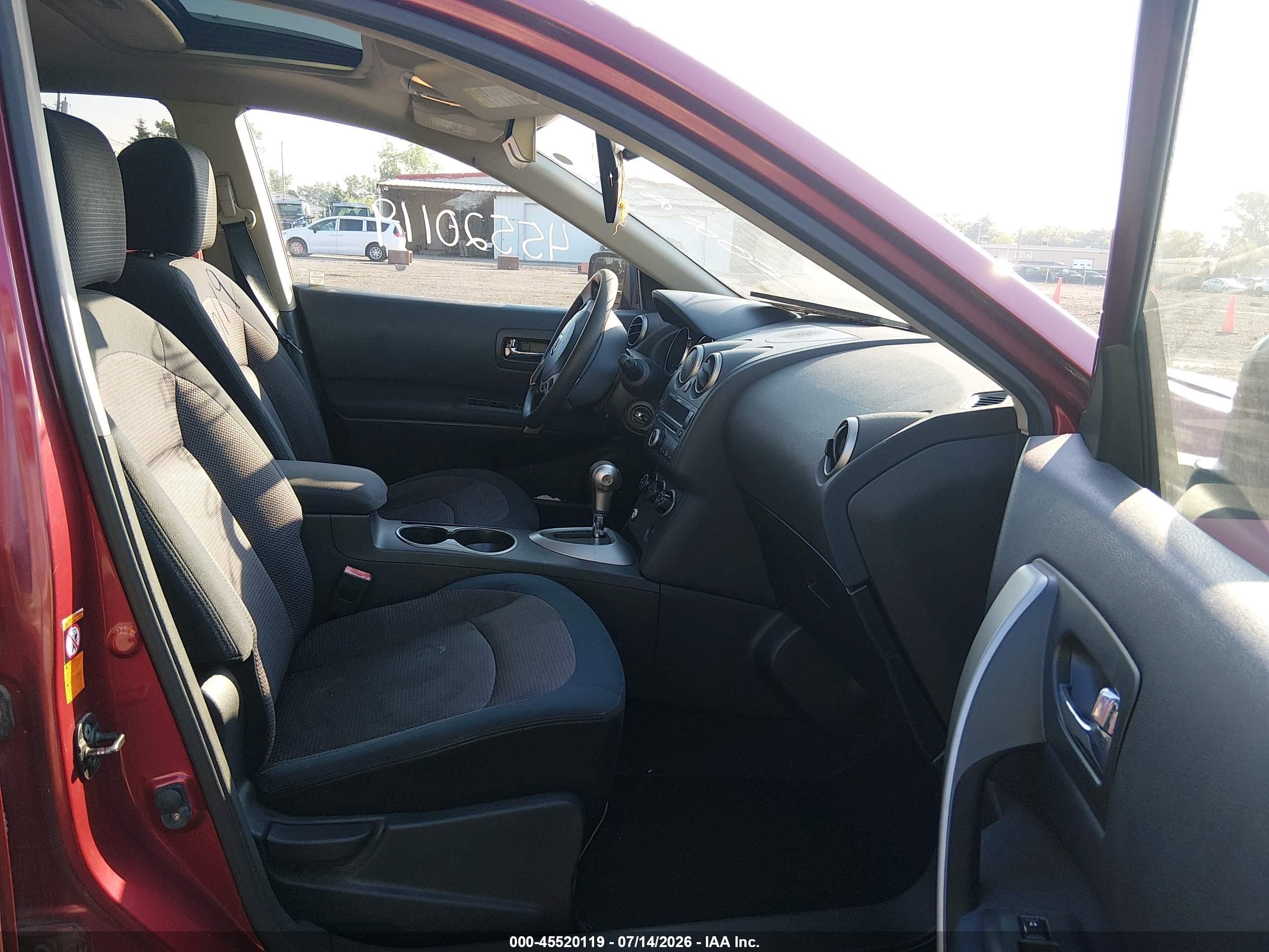2009 Nissan Rogue Sl Red vin: JN8AS58T89W058804