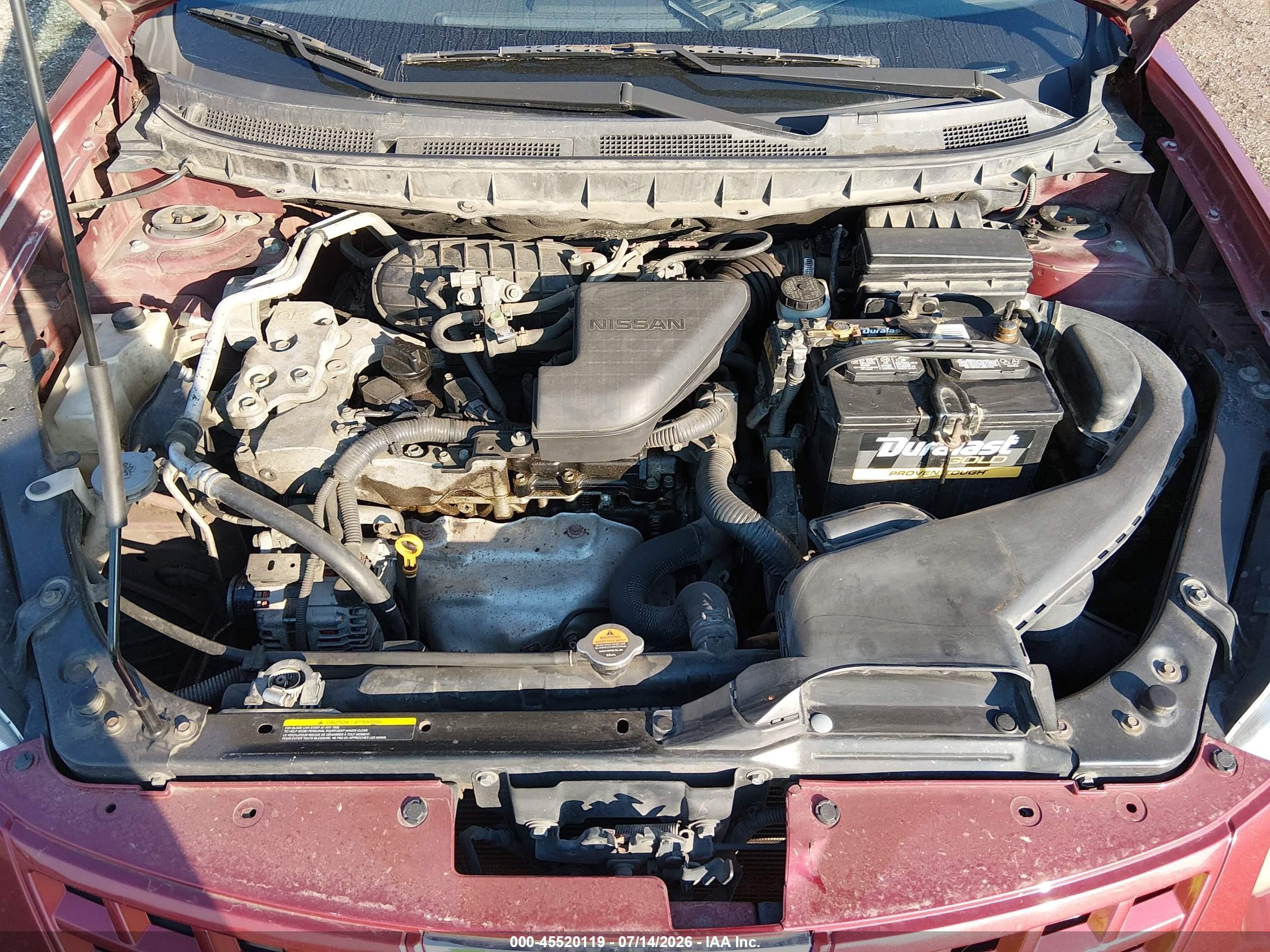 2009 Nissan Rogue Sl Red vin: JN8AS58T89W058804