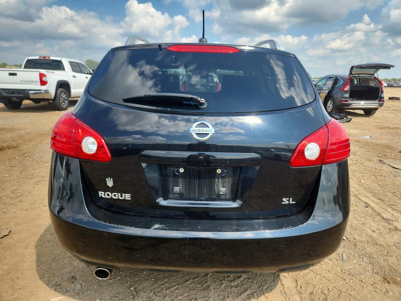 2009 Nissan Rogue S Black vin: JN8AS58T89W323978