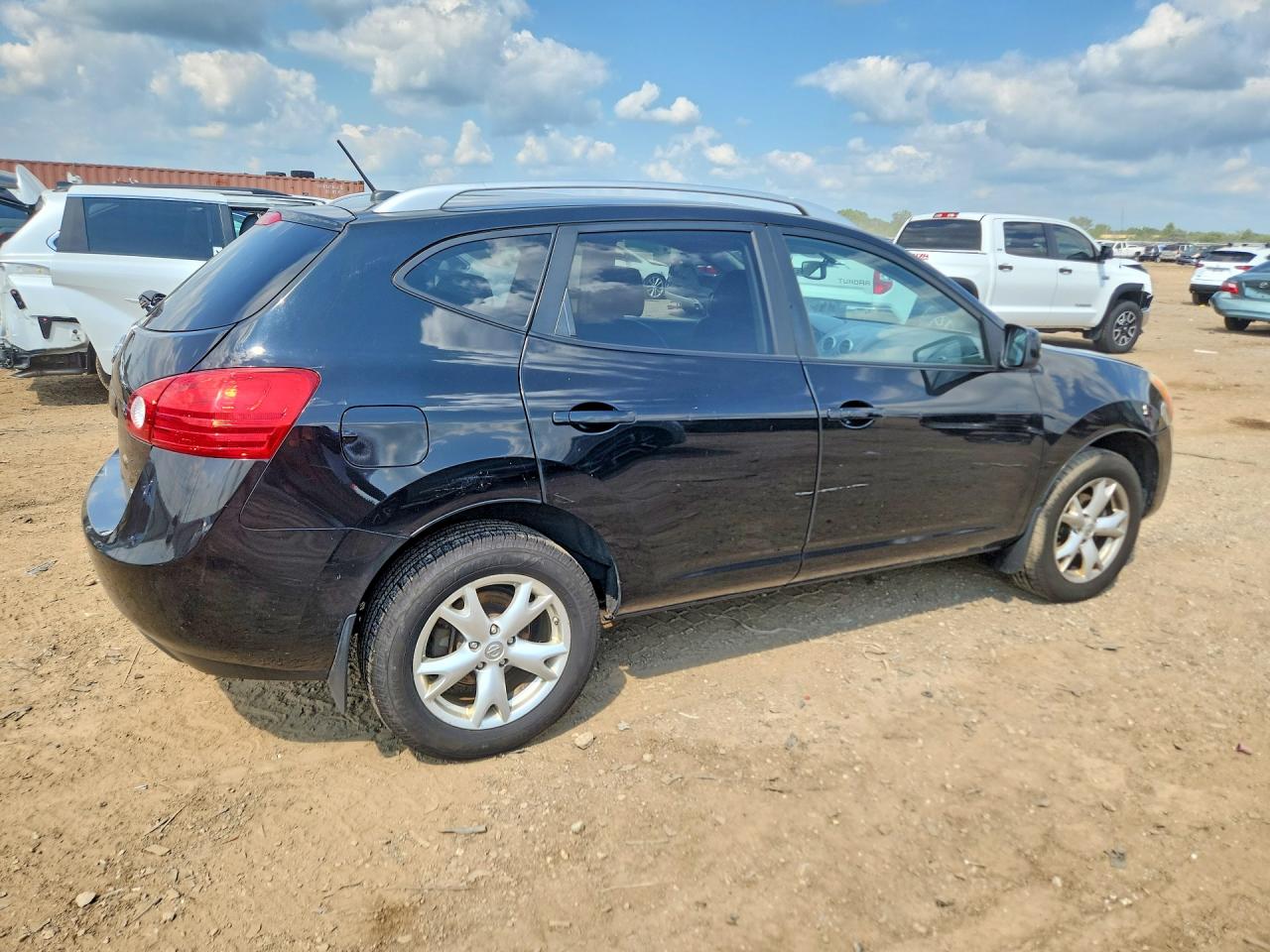 2009 Nissan Rogue S Black vin: JN8AS58T89W323978