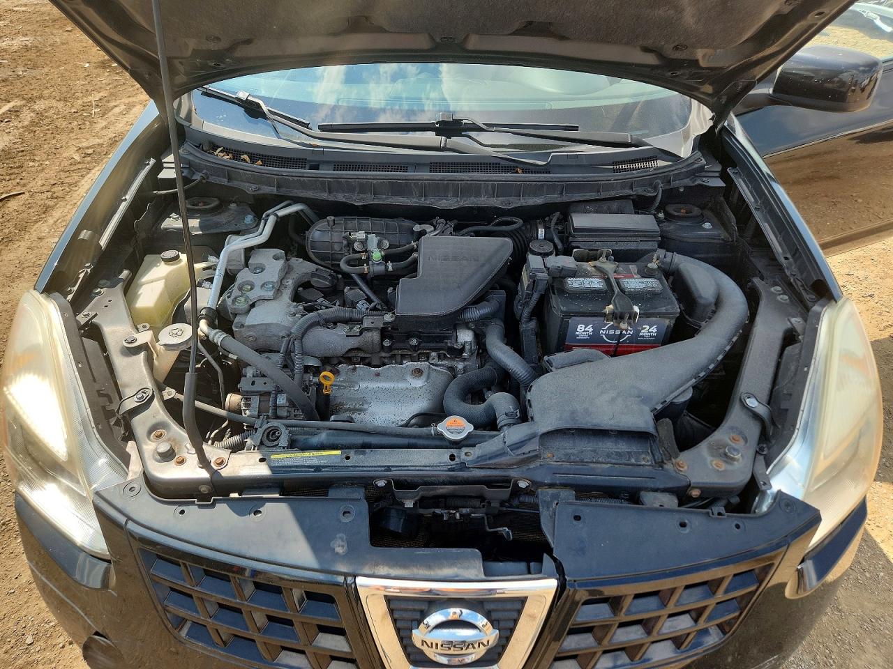 2009 Nissan Rogue S Black vin: JN8AS58T89W323978