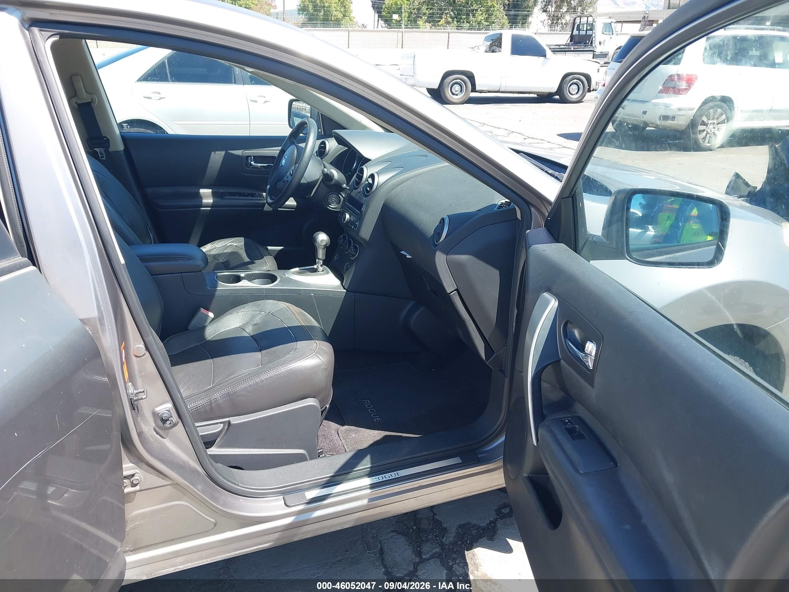 2008 Nissan Rogue S Black vin: JN8AS58T98W025633