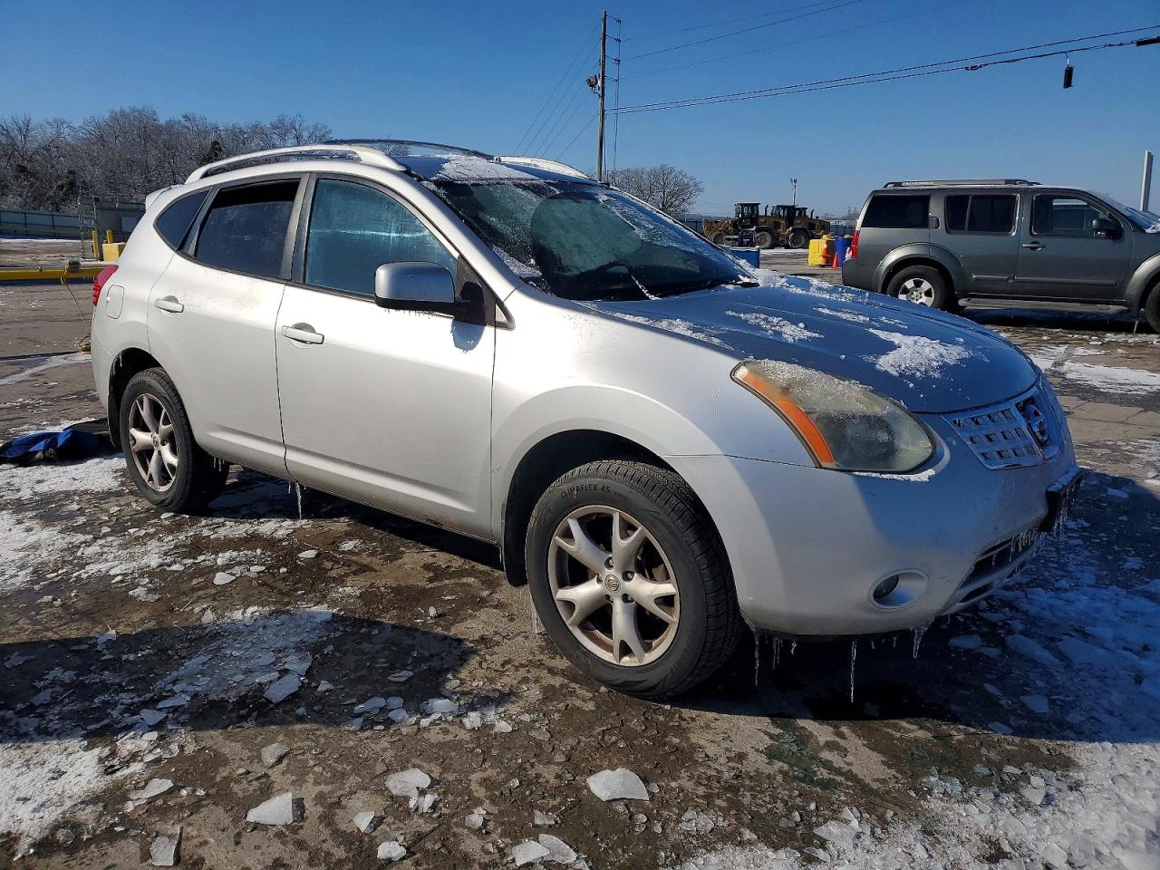 2008 Nissan Rogue S Серый vin: JN8AS58T98W304323