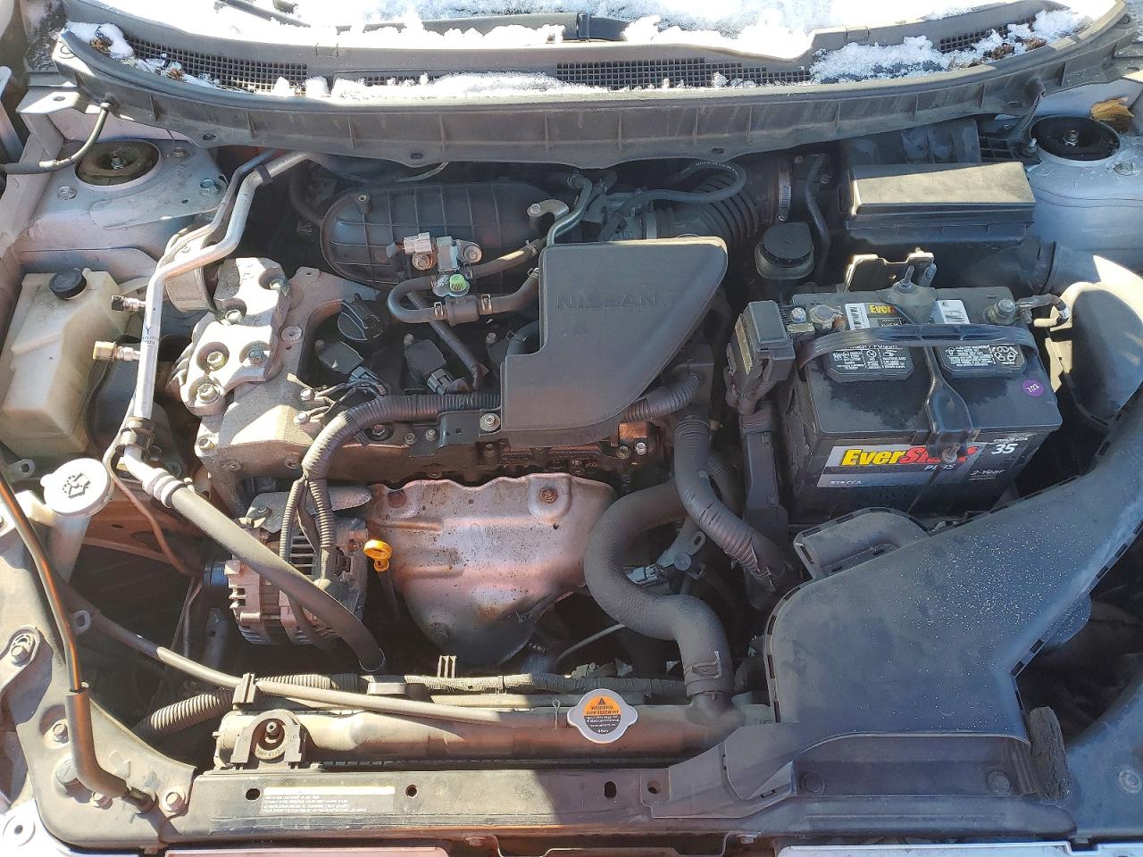 2008 Nissan Rogue S Серый vin: JN8AS58T98W304323