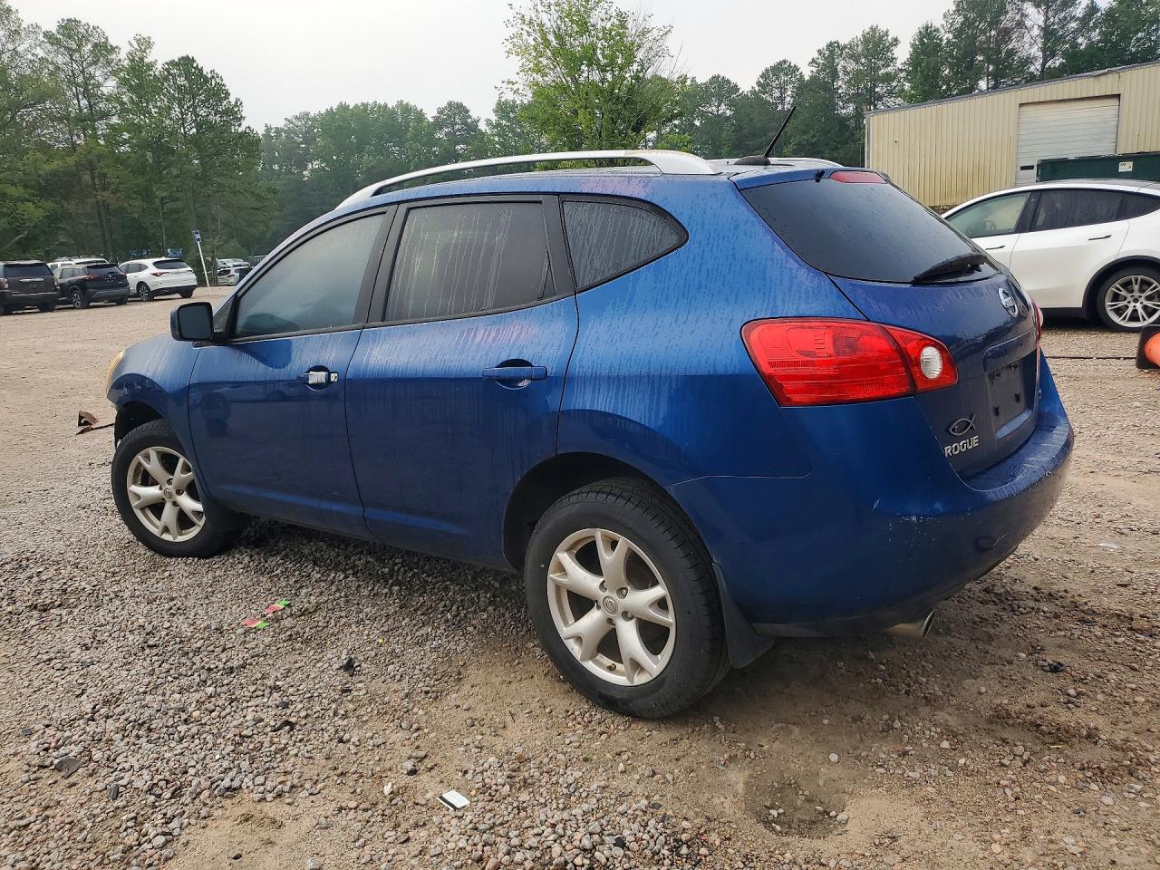 2009 Nissan Rogue S Blue vin: JN8AS58T99W043213