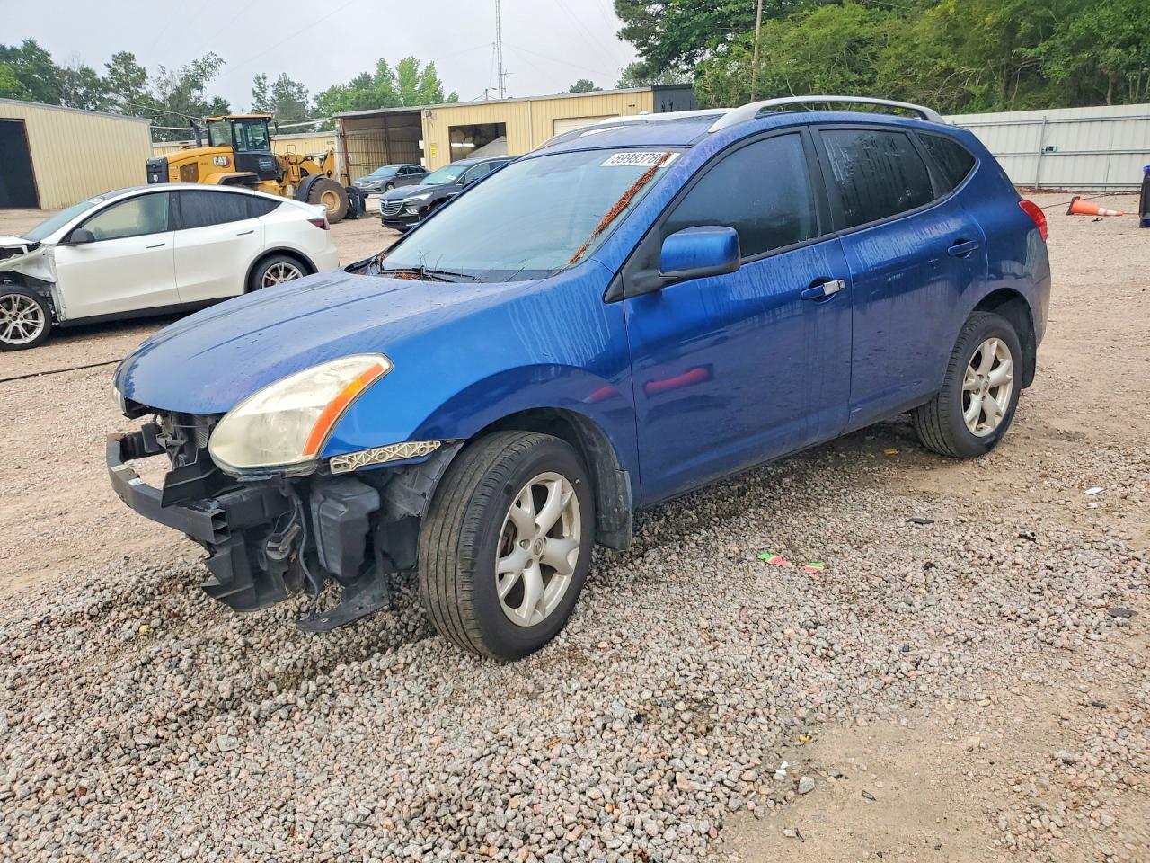 2009 Nissan Rogue S Blue vin: JN8AS58T99W043213
