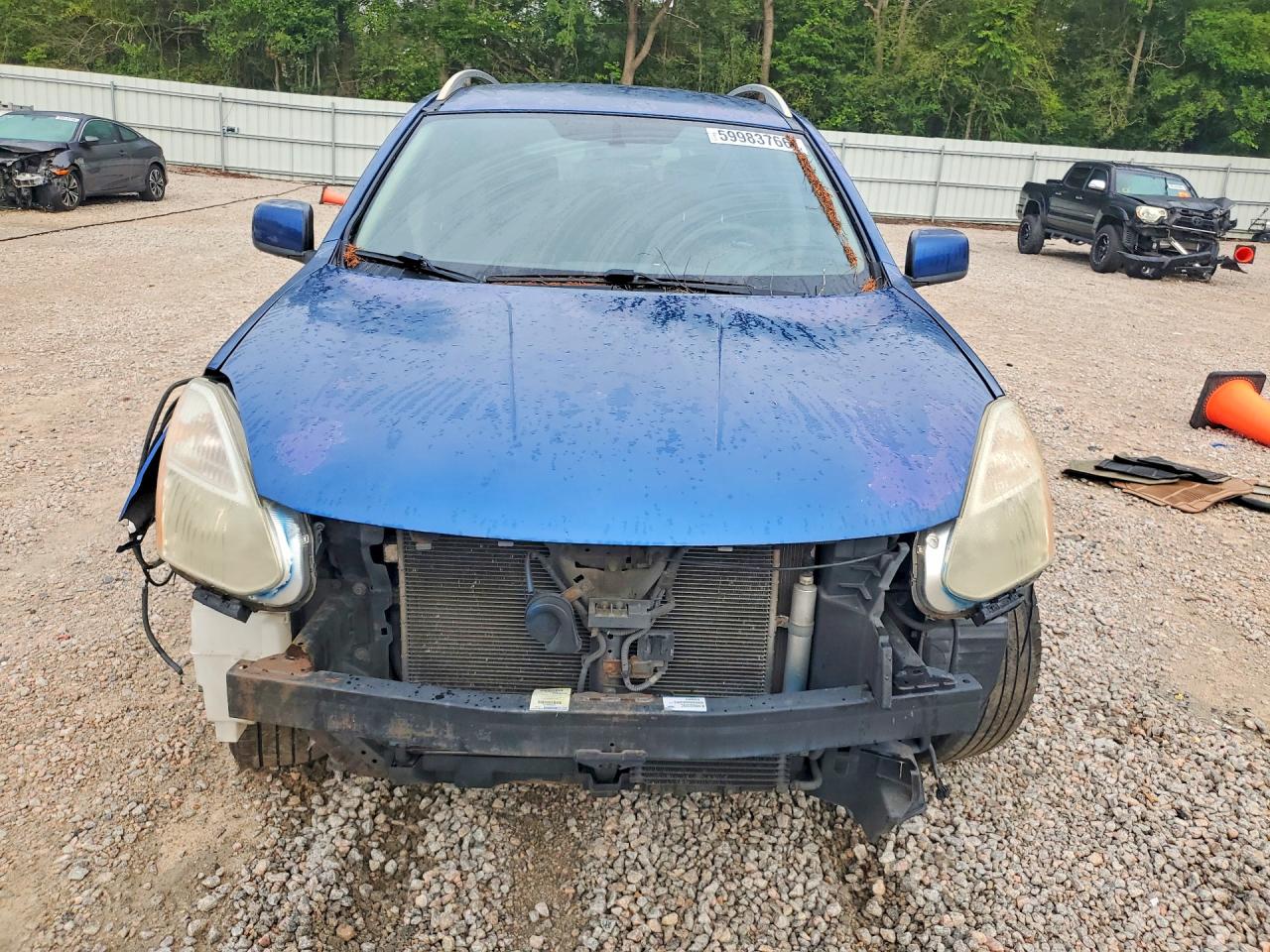 2009 Nissan Rogue S Blue vin: JN8AS58T99W043213