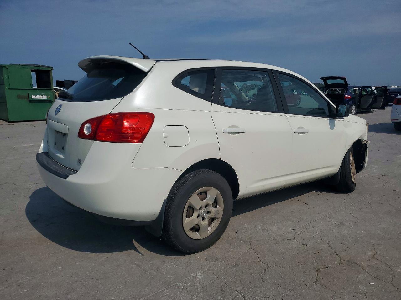 2009 Nissan Rogue S Белый vin: JN8AS58T99W049979