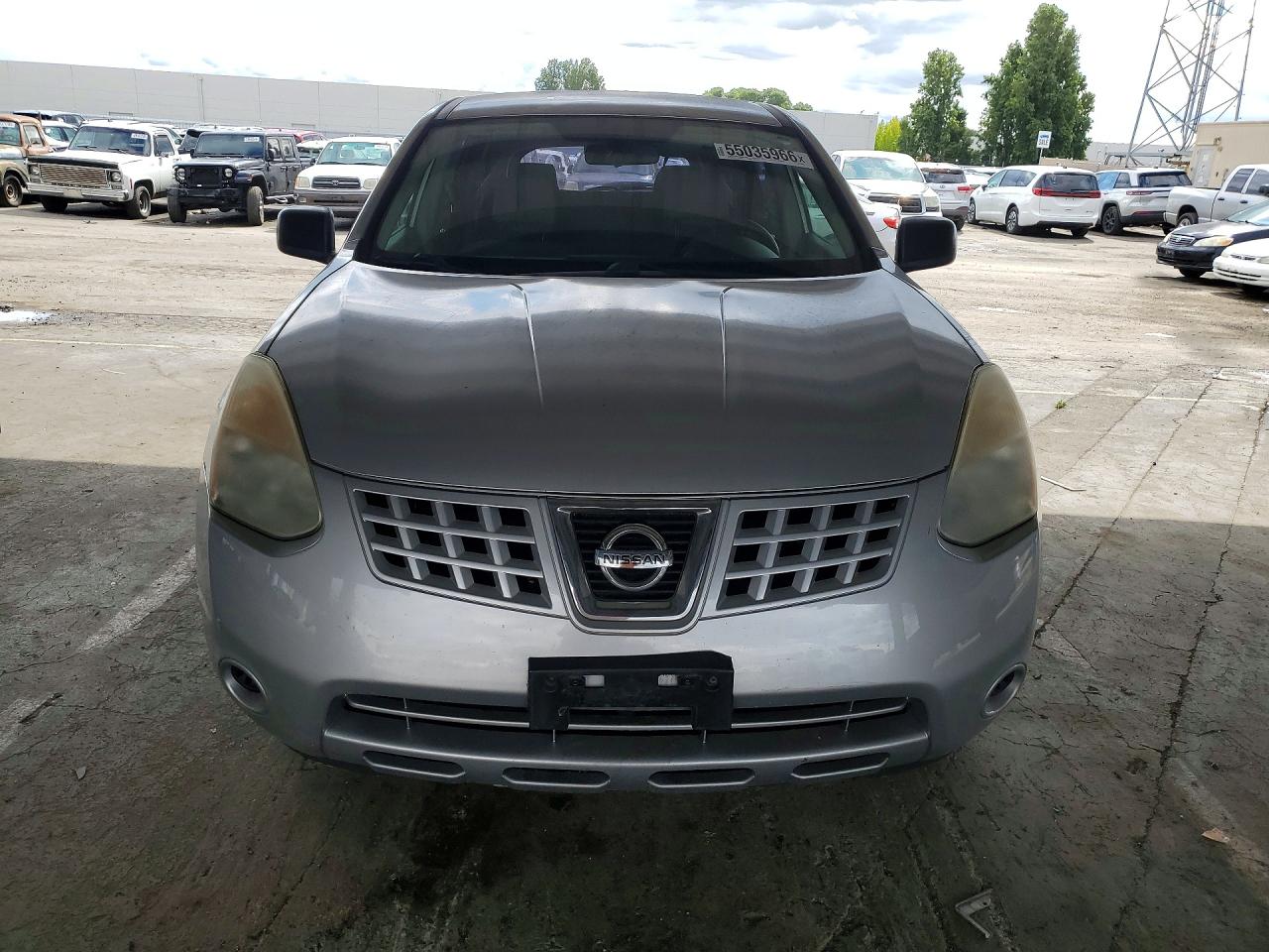 2009 Nissan Rogue S Silver vin: JN8AS58T99W055331