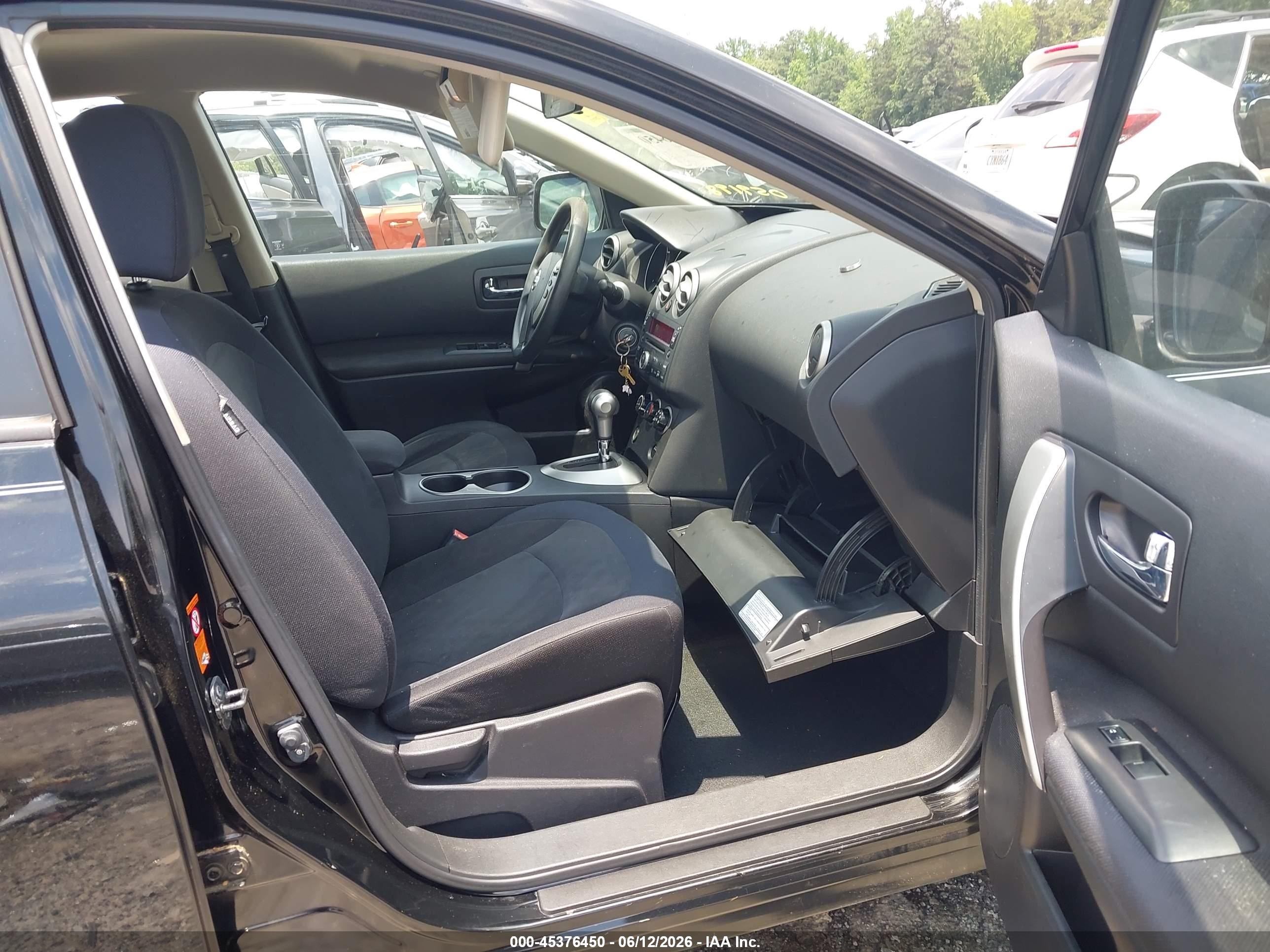 2009 Nissan Rogue S Black vin: JN8AS58T99W059198