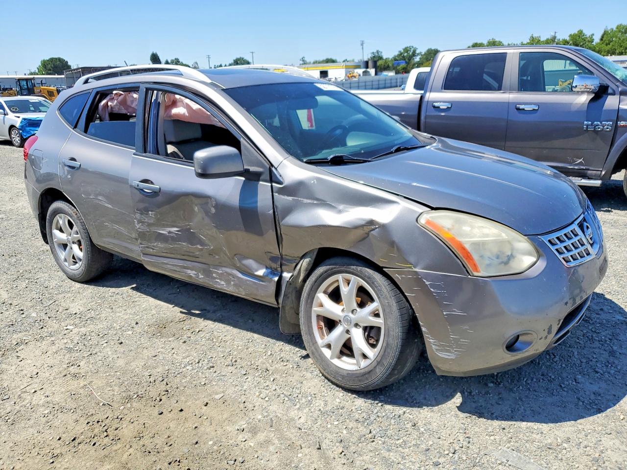 2009 Nissan Rogue S Gray vin: JN8AS58T99W327537
