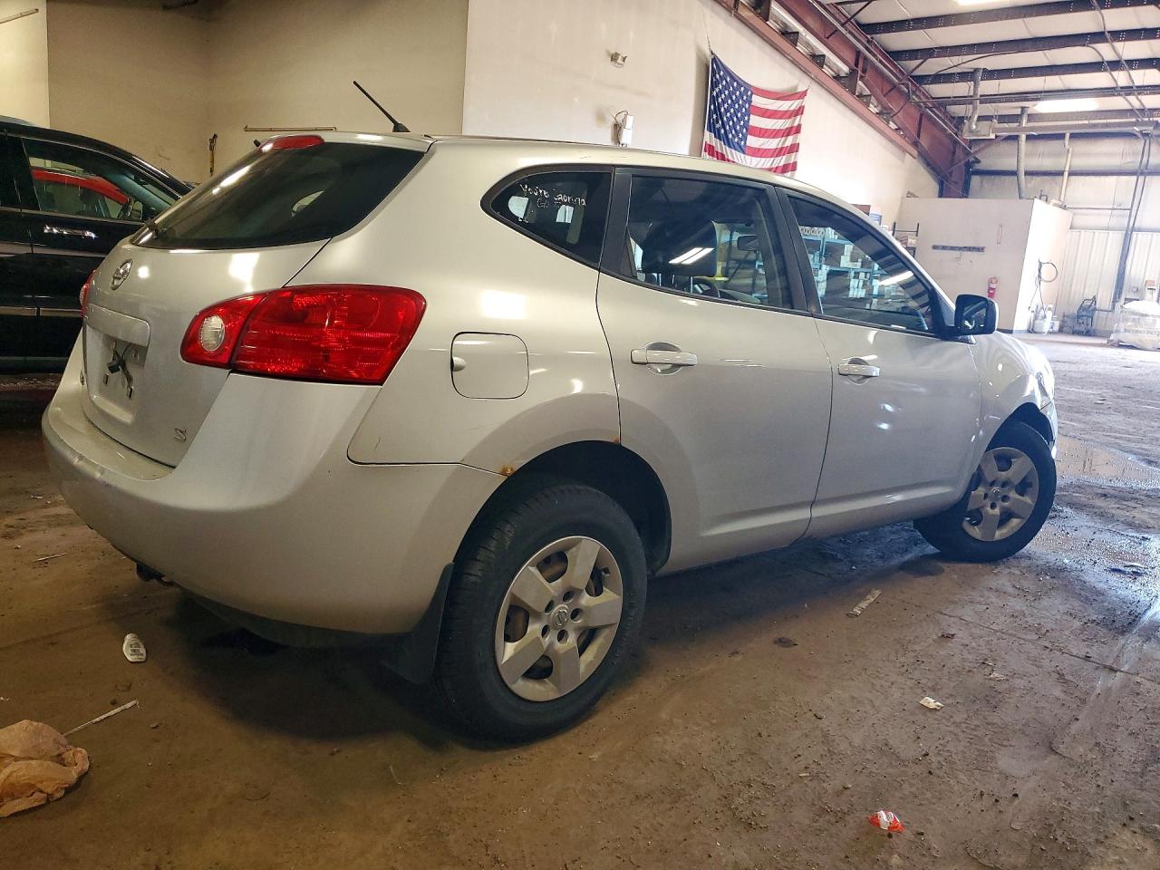 2009 Nissan Rogue S Серебряный vin: JN8AS58T99W328929