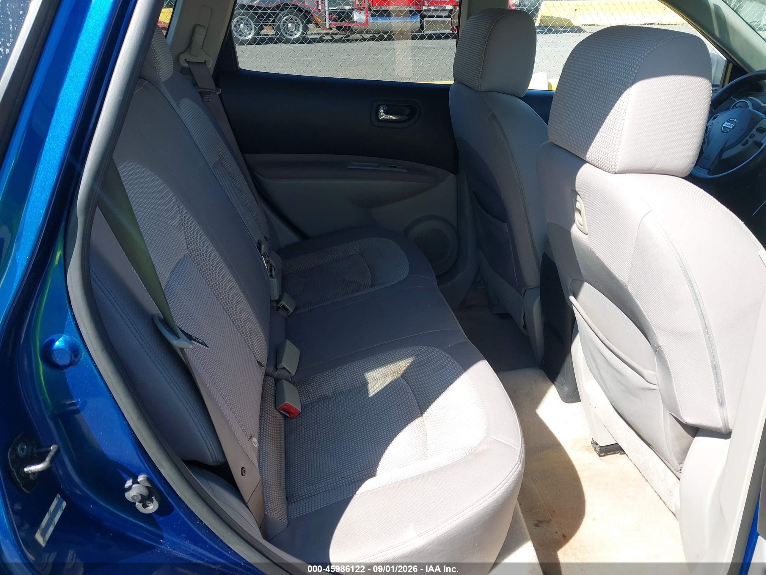 2008 Nissan Rogue Sl Blue vin: JN8AS58TX8W006007