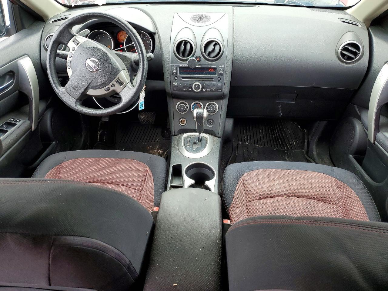 2008 Nissan Rogue S Red vin: JN8AS58TX8W009490