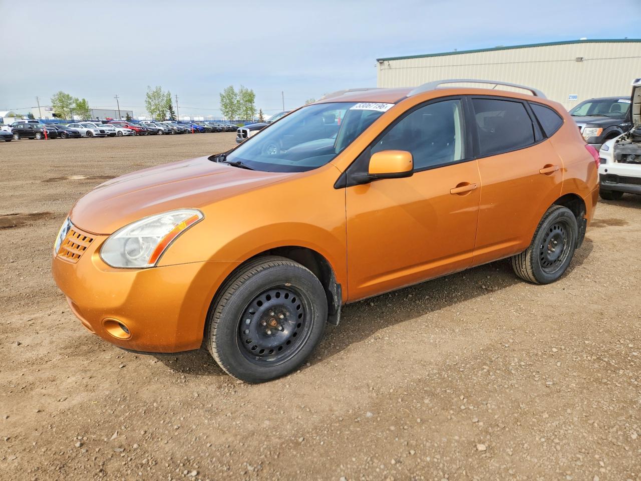 2008 Nissan Rogue S Orange vin: JN8AS58TX8W012275