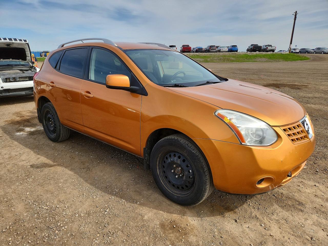 2008 Nissan Rogue S Orange vin: JN8AS58TX8W012275