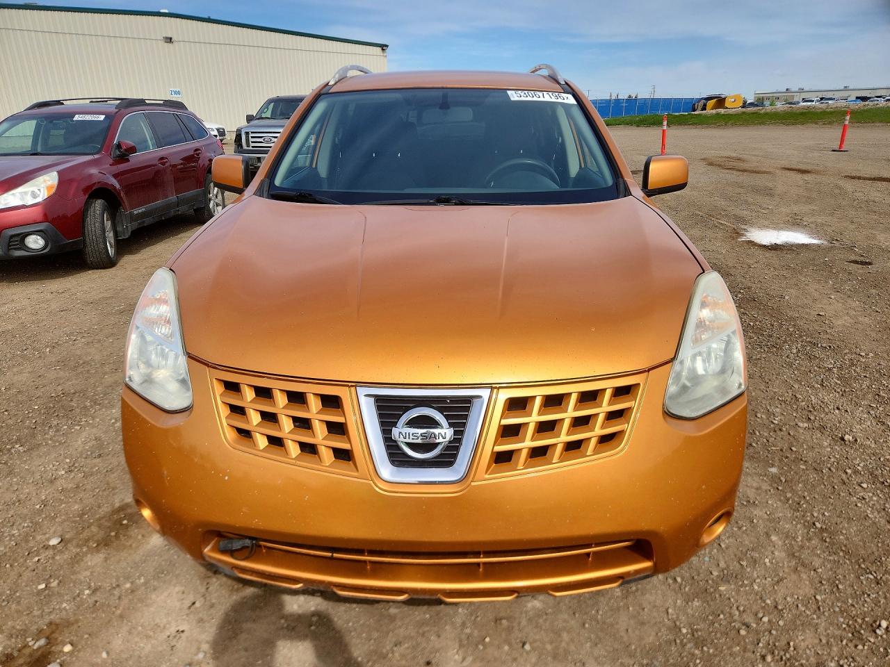 2008 Nissan Rogue S Orange vin: JN8AS58TX8W012275