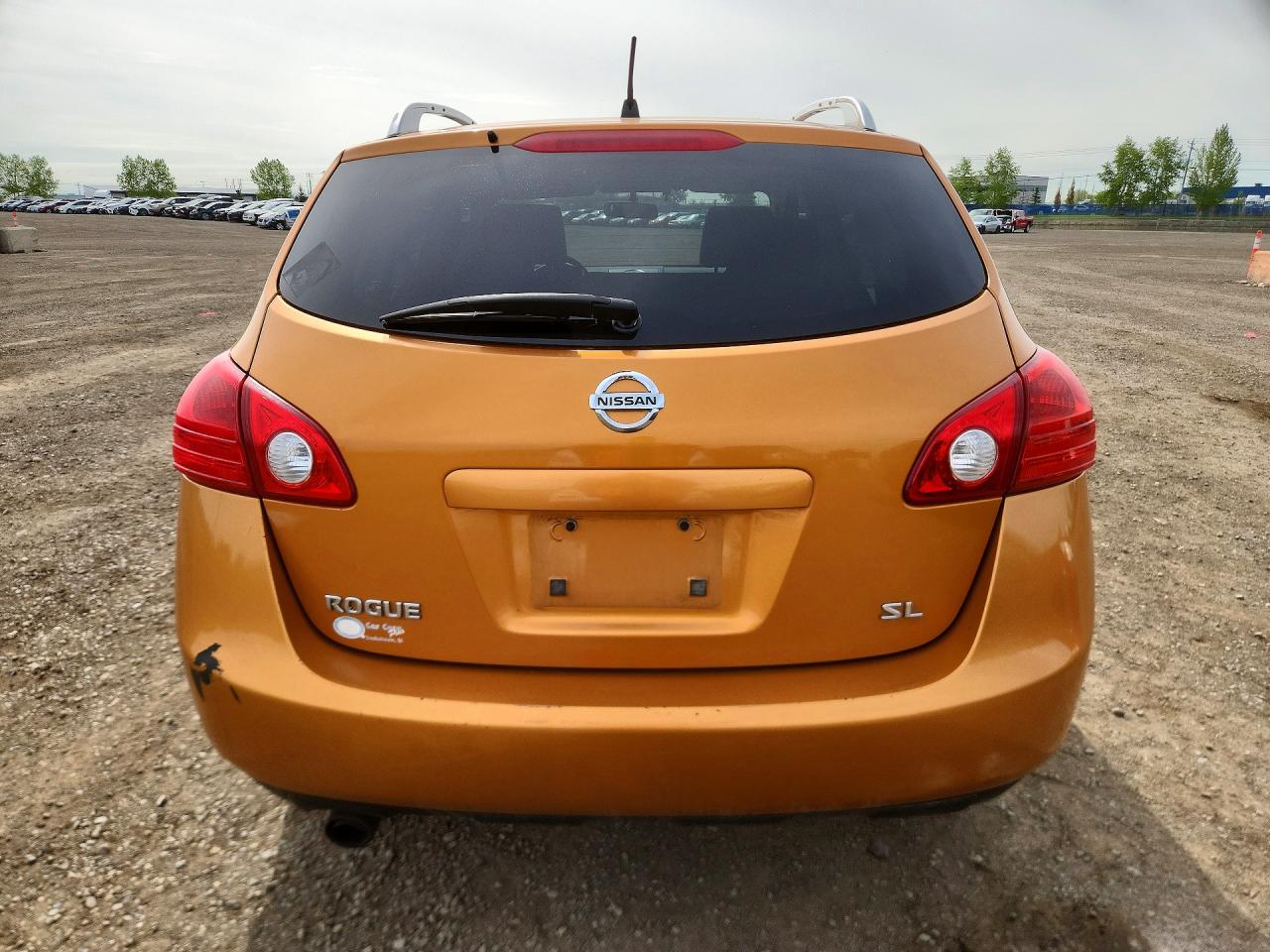 2008 Nissan Rogue S Orange vin: JN8AS58TX8W012275