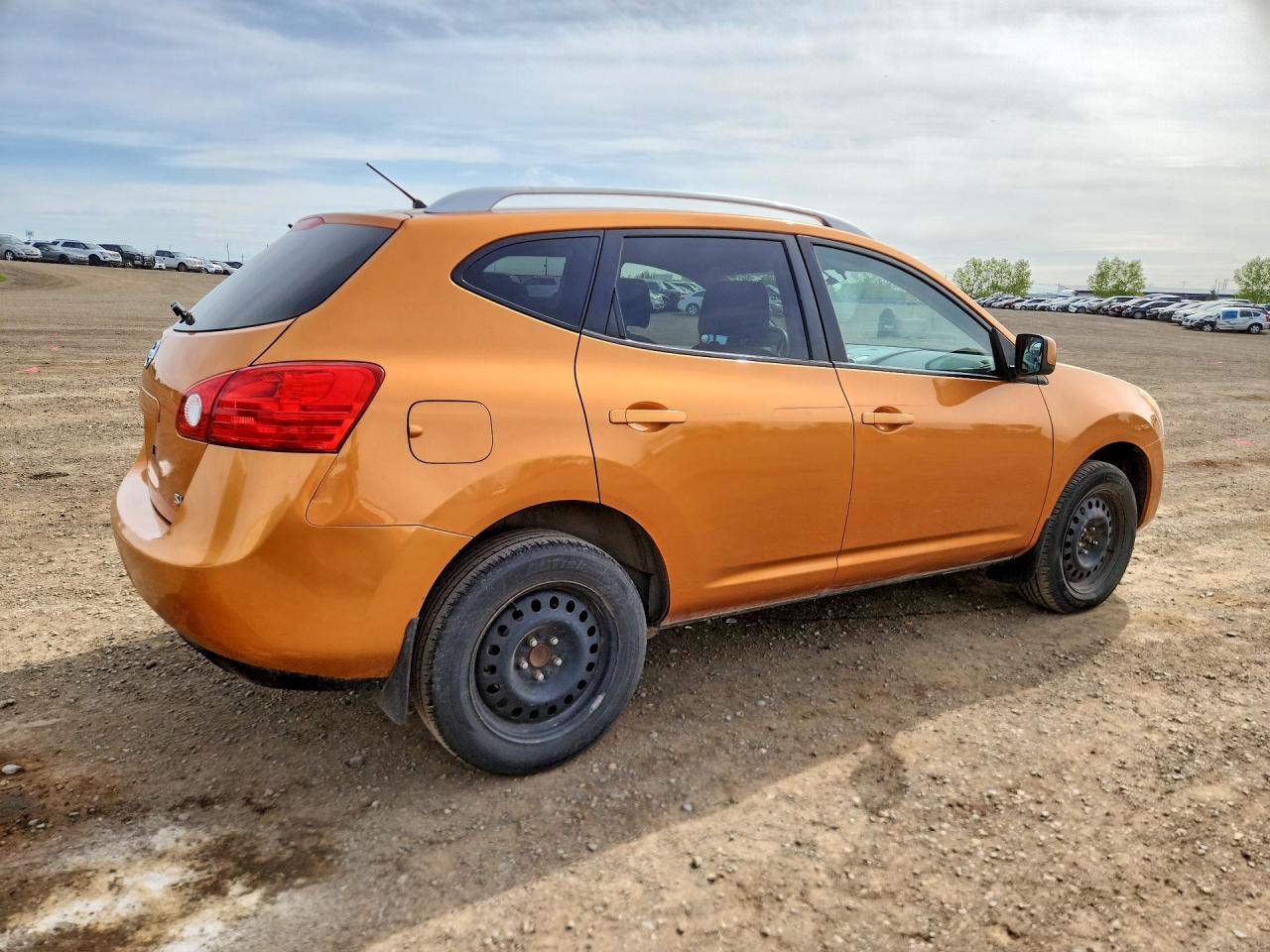 2008 Nissan Rogue S Orange vin: JN8AS58TX8W012275