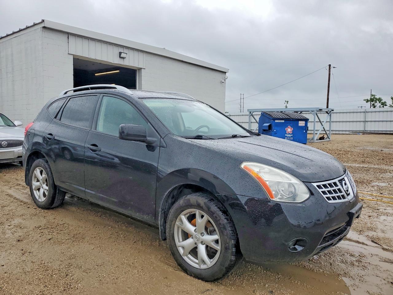 2009 Nissan Rogue S Black vin: JN8AS58TX9W042622